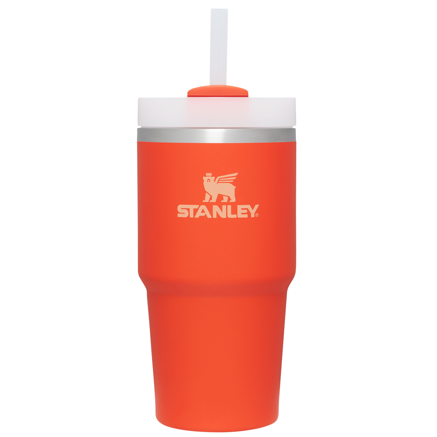 Large Capacity The Quencher H2.0 Flowstate Tumbler D030T - Double-Wall Vacuum Insulated Travel Tumbler with Straw - Tigerlily