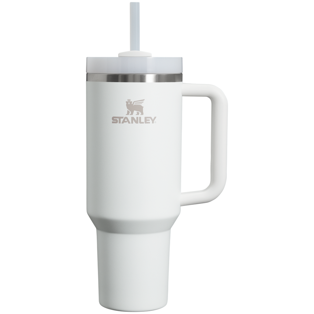Splash-Resistant FlowState The Quencher H2.0 Flowstate Tumbler D050X - 40oz Large Capacity Car-Cup Friendly Quencher - Frost