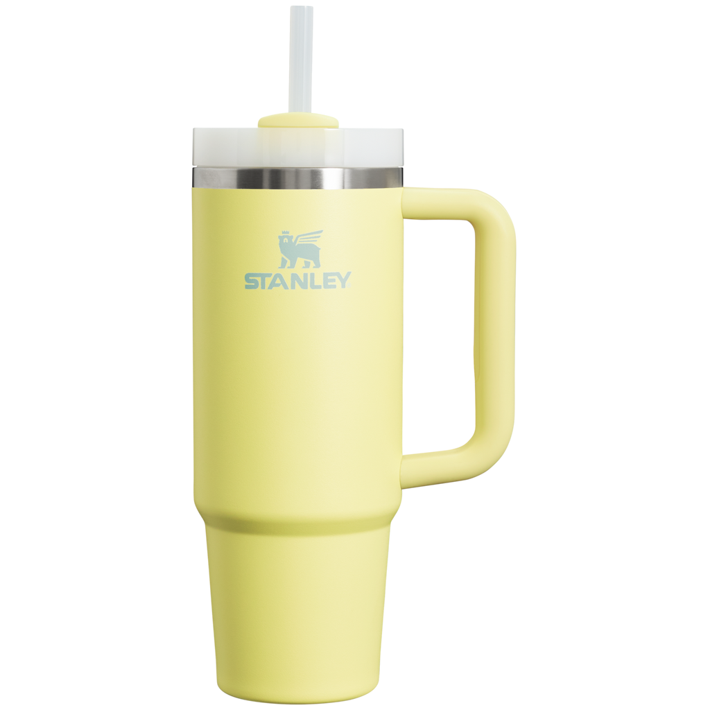 Insulated Travel The Quencher H2.0 Flowstate Tumbler | Stanley Create D331C - Double-Wall Vacuum Insulated Travel Tumbler with Straw Detail