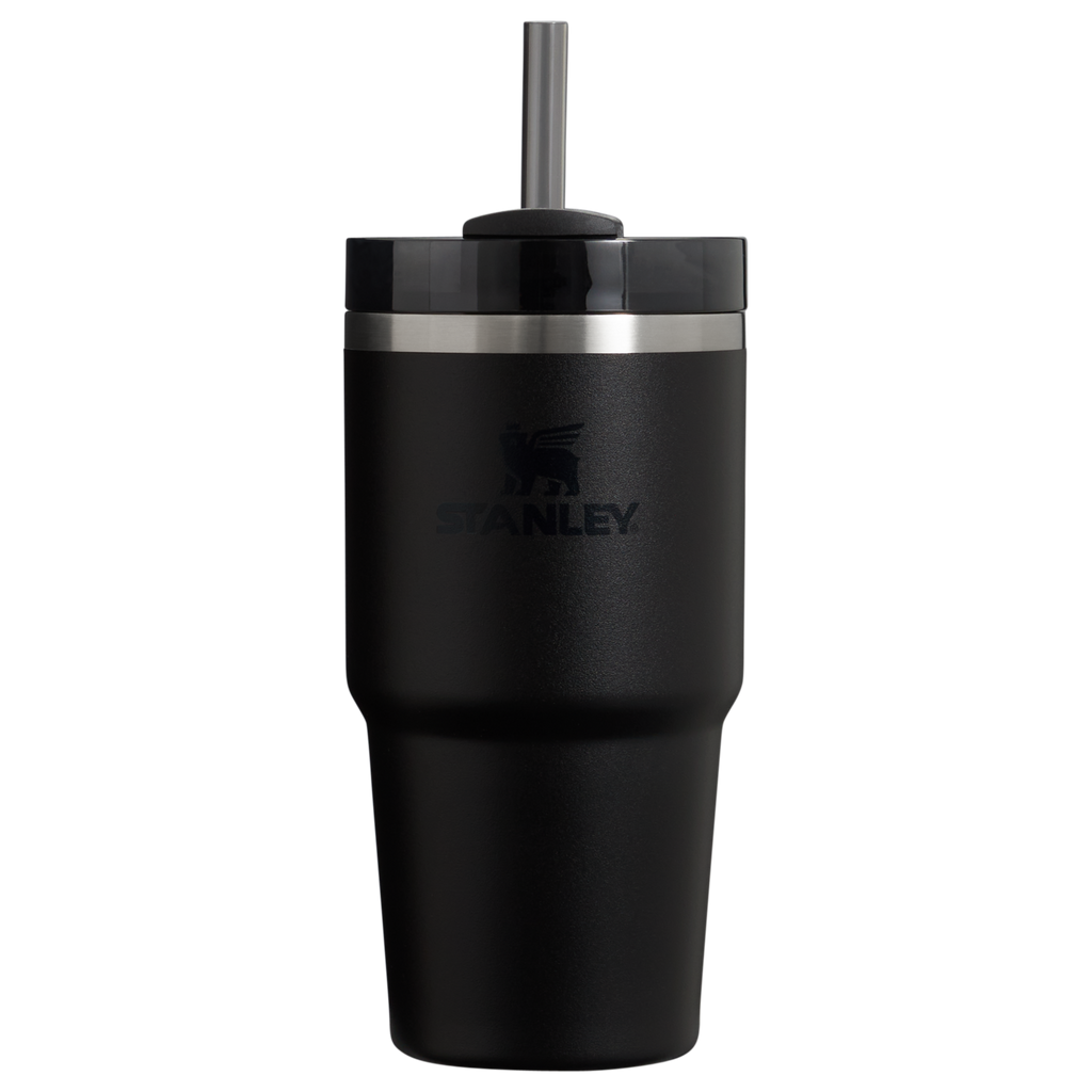 Large Capacity The Quencher H2.0 Flowstate Tumbler D030T - Double-Wall Vacuum Insulated Travel Tumbler with Straw - Black 2.0