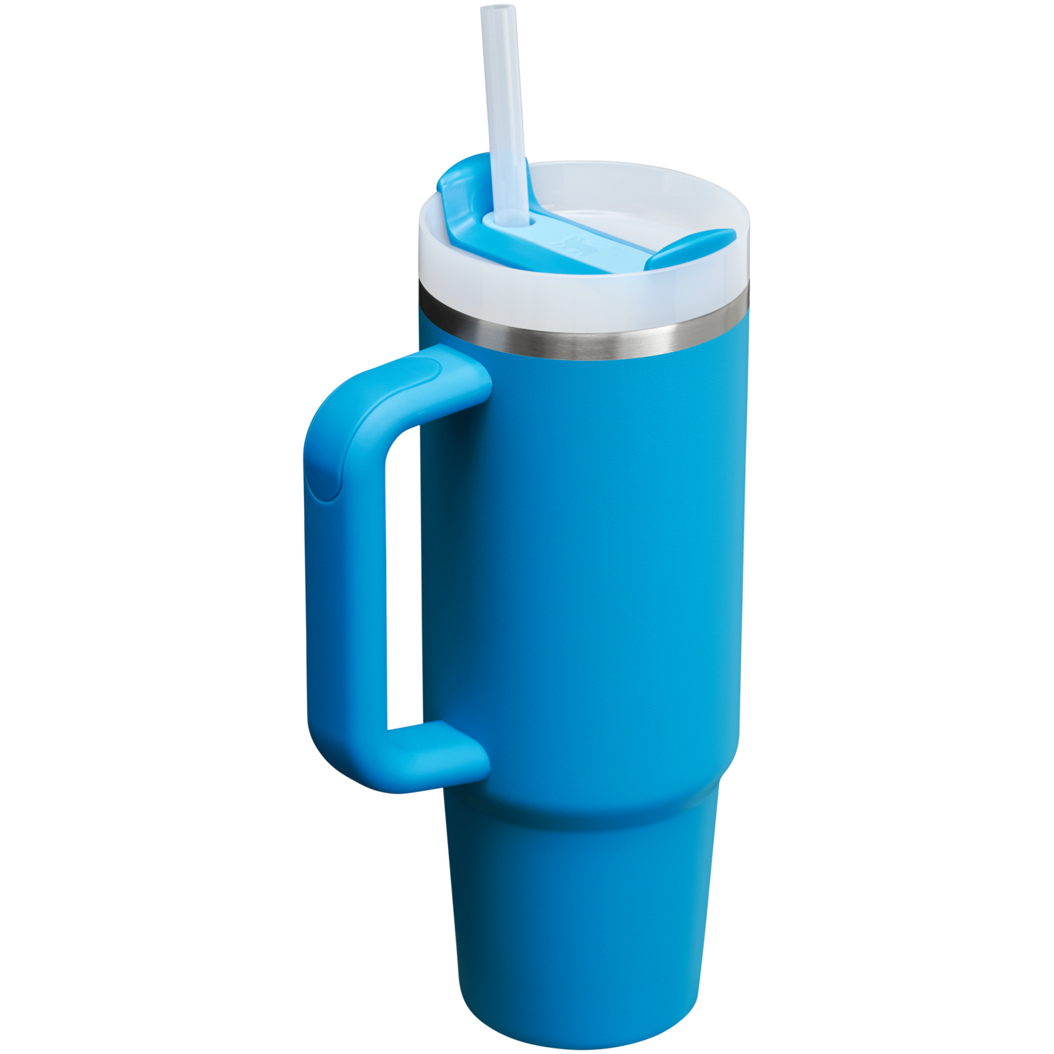 Insulated Travel The Quencher H2.0 Flowstate Tumbler | Stanley Create D331C - Double-Wall Vacuum Insulated Travel Tumbler with Straw Detail