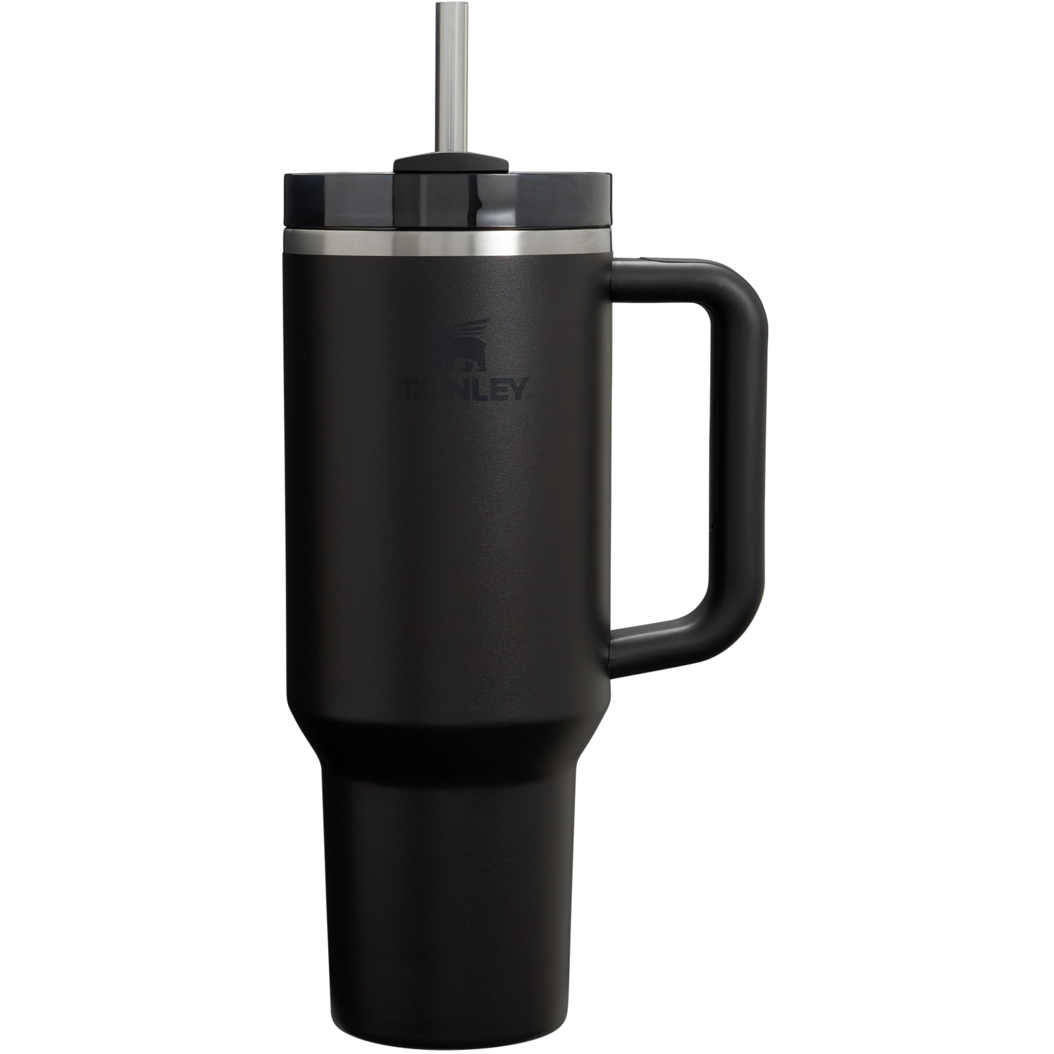 Splash-Resistant FlowState The Quencher H2.0 Flowstate Tumbler D050X - 40oz Large Capacity Car-Cup Friendly Quencher - Black 2.0