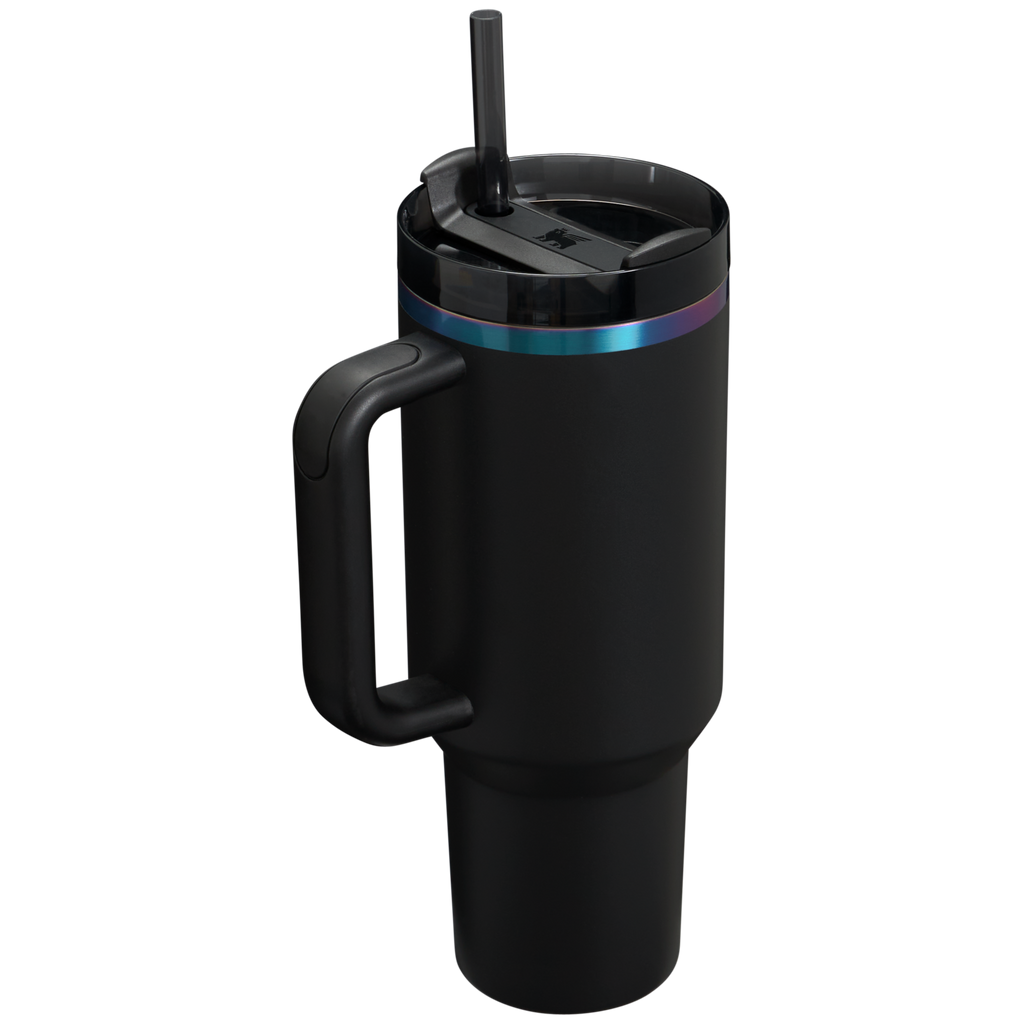 Large Capacity The Black Chroma Quencher H2.0 Flowstate Tumbler D252B - 40oz Large Capacity Car-Cup Friendly Quencher Detail