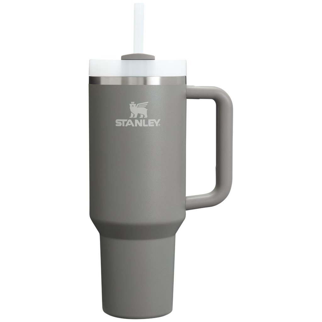 Splash-Resistant FlowState The Quencher H2.0 Flowstate Tumbler D050X - 40oz Large Capacity Car-Cup Friendly Quencher - Stone