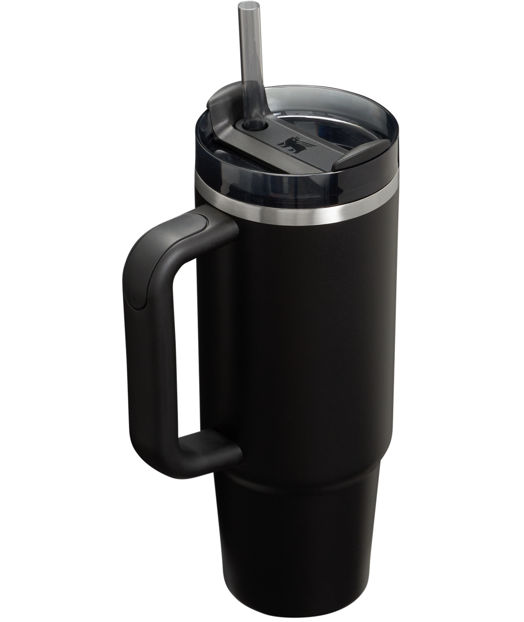 Insulated Travel The Quencher H2.0 Flowstate Tumbler | Stanley Create D331C - Double-Wall Vacuum Insulated Travel Tumbler with Straw Detail