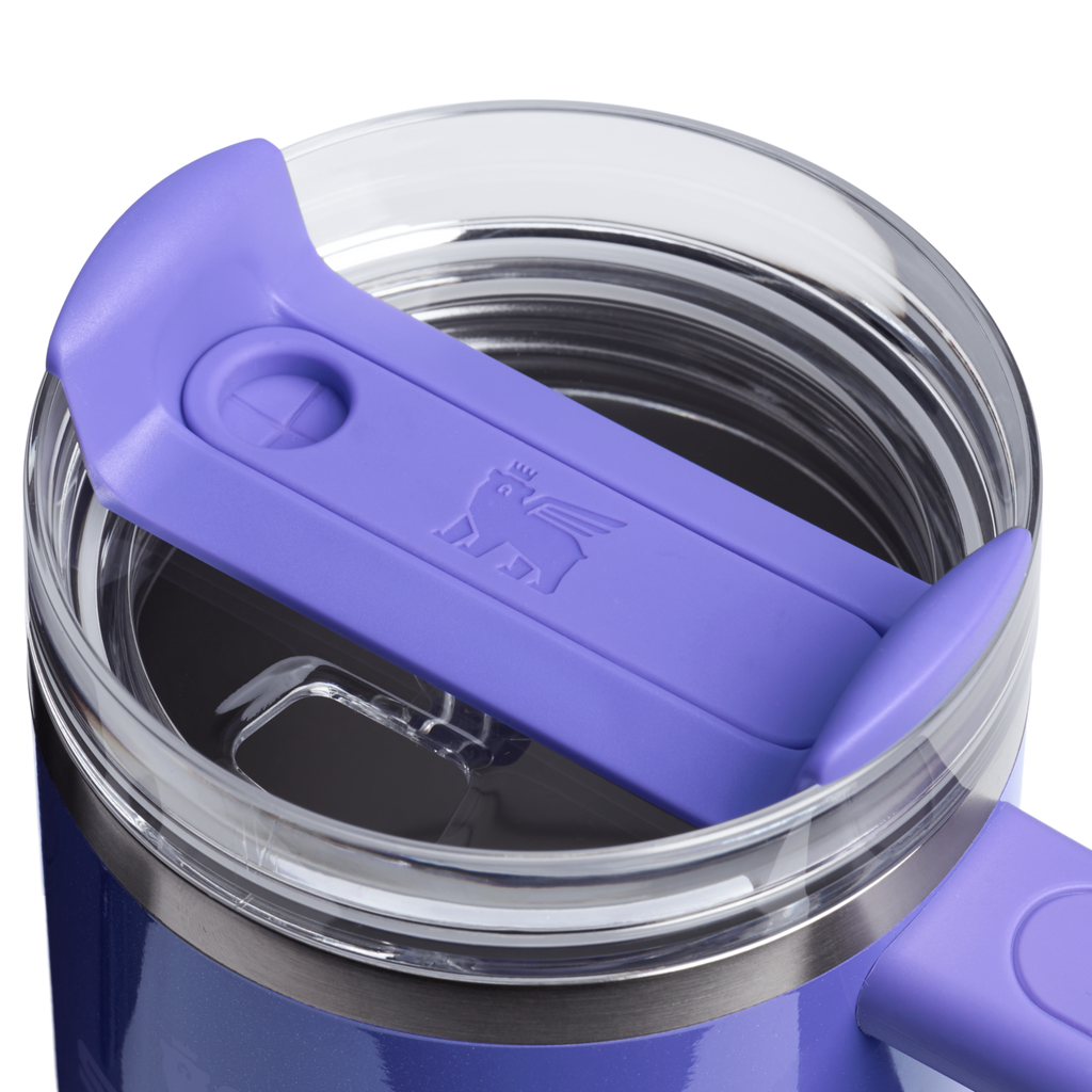 Insulated Travel The Quencher H2.O Flowstate Tumbler with Handle | Stanley Create D309N - FlowState 3-Position Lid Insulated Travel Mug Detail