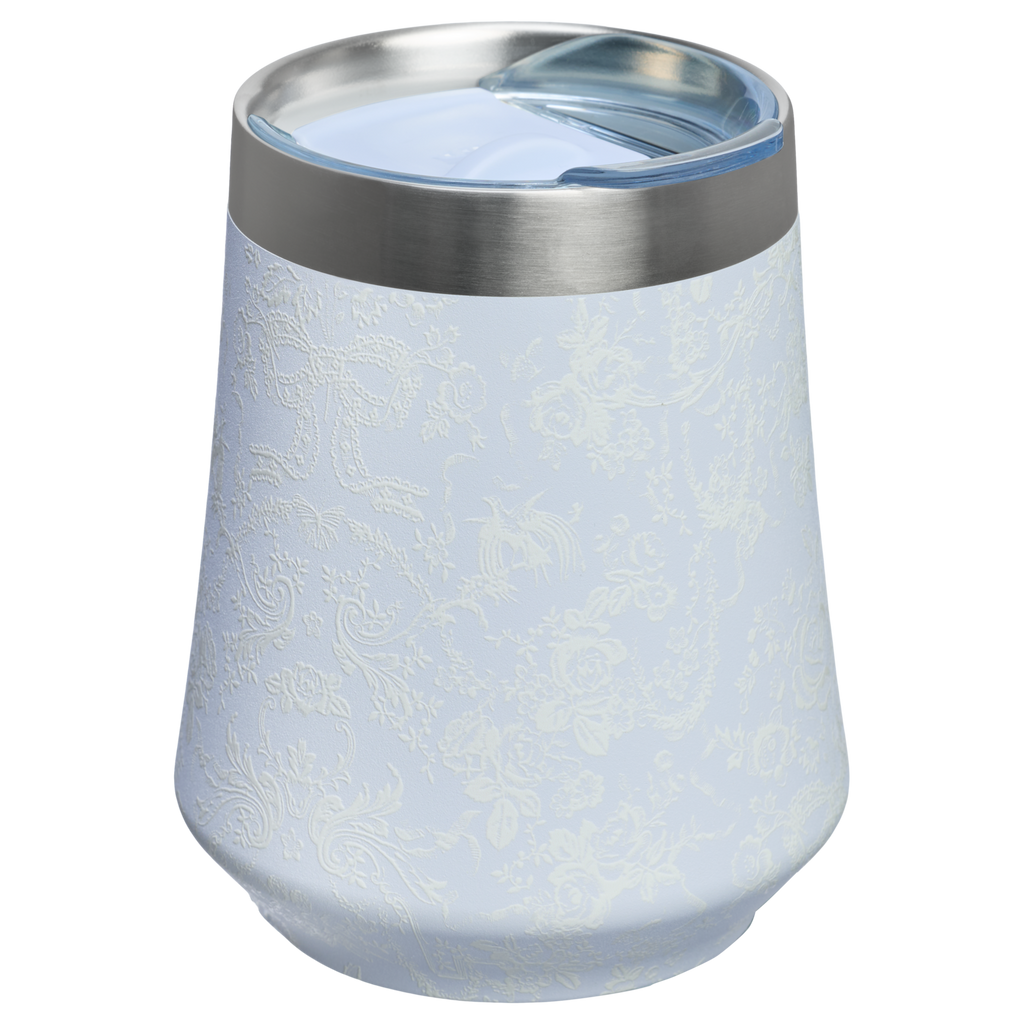 Premium Matte Stanley 1913 x LoveShackFancy Holiday Reserve Wine Tumbler D204X - Reserve Collection Stainless Steel Whiskey Cup Detail