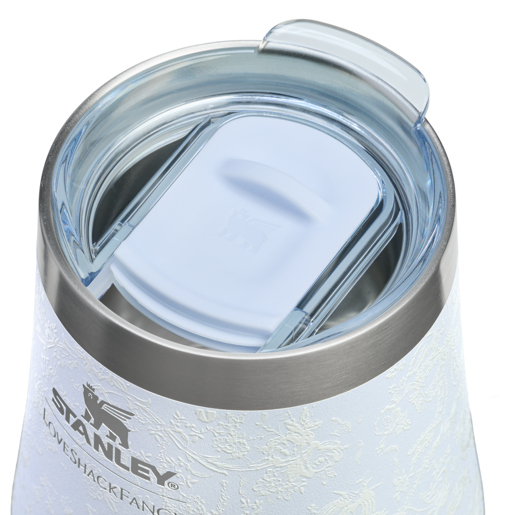 Premium Matte Stanley 1913 x LoveShackFancy Holiday Reserve Wine Tumbler D204X - Reserve Collection Stainless Steel Whiskey Cup Detail