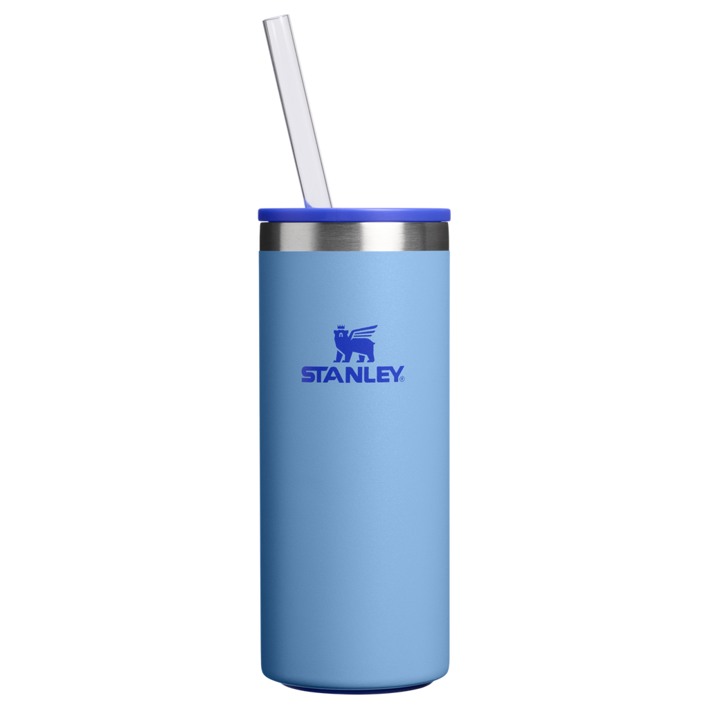 Ice-Retention The Everyday Slim Can Cooler Cup | Stanley Create D300G - Heavy-Duty Ice-Retention Food & Beverage Carrier - Blue Sky