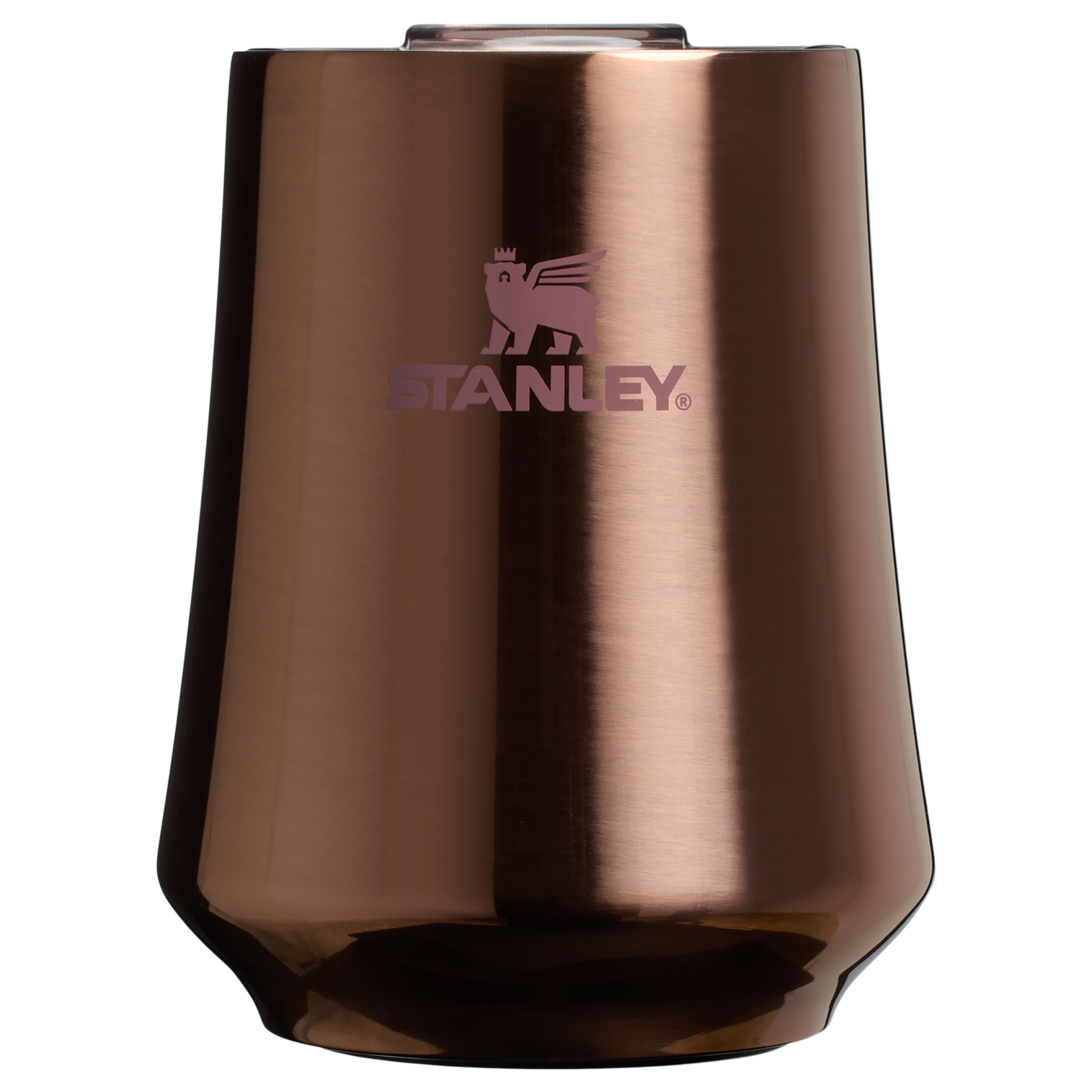 Elegant Stemless The Reserve Wine Tumbler D125V - Elegant Stemless Vacuum Insulated Wine Tumbler - Polished Rose Gold