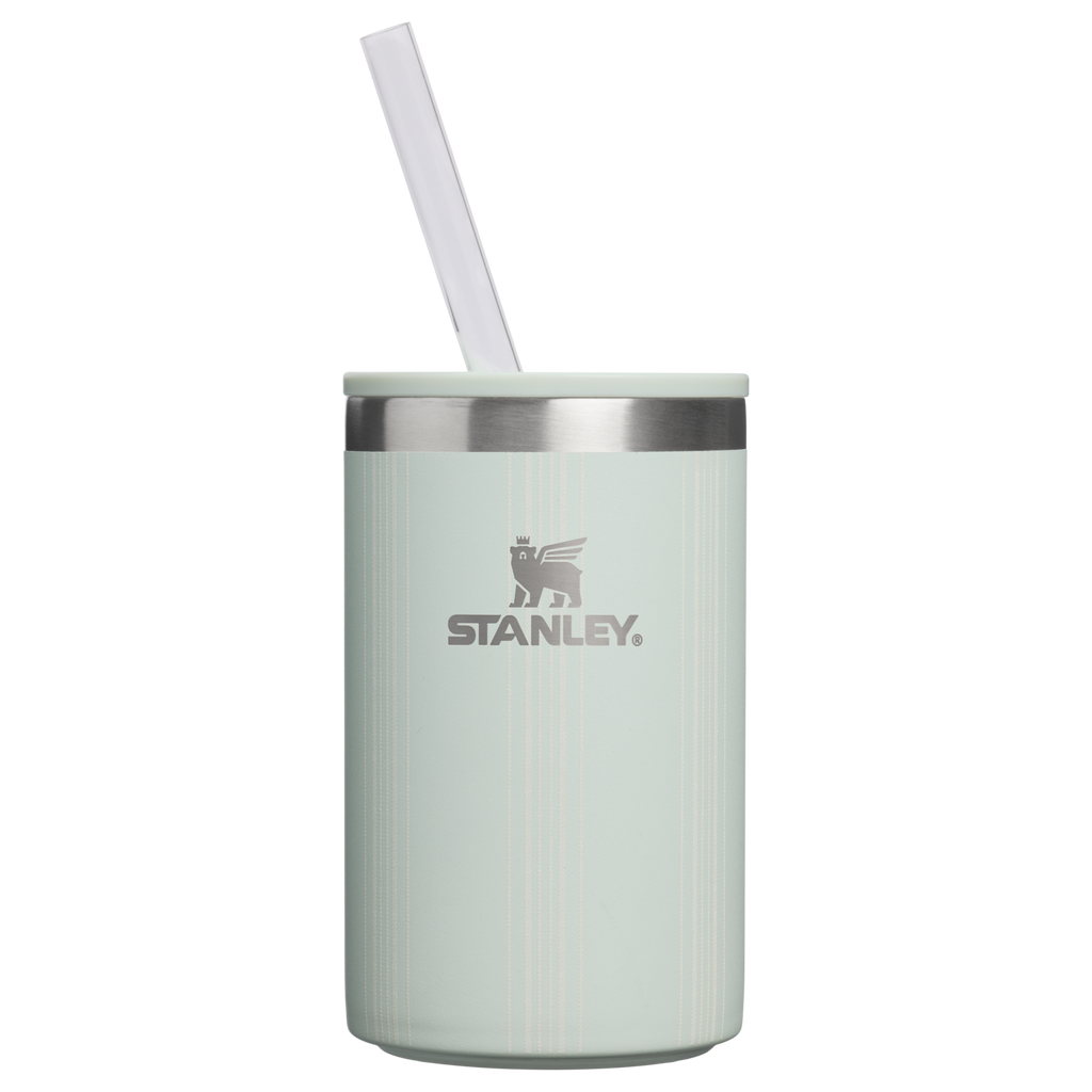 Portable Mini The Everyday Can Cooler Cup D353P - Julienne Series Portable Picnic Chiller Tote - Mist Picnic Stripe