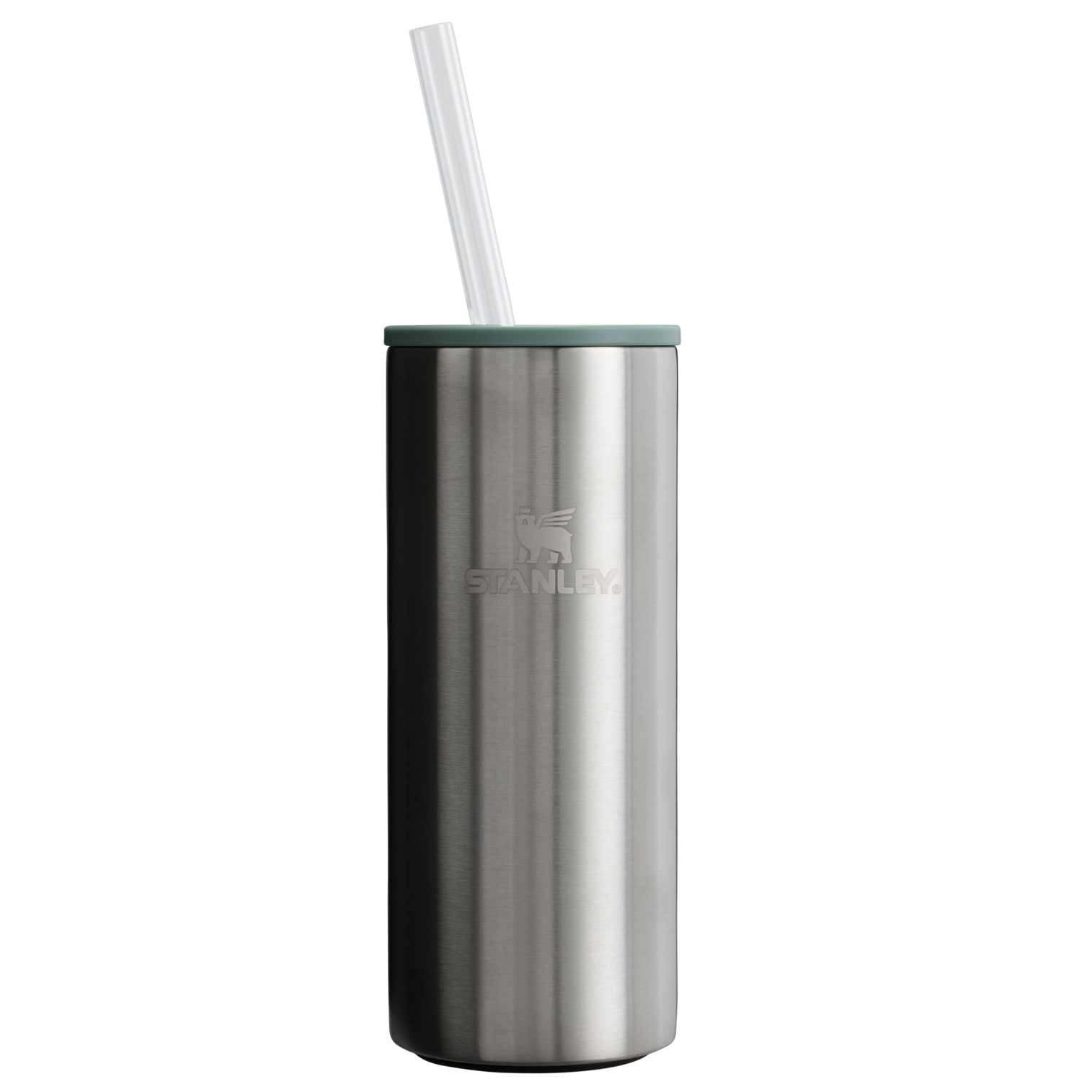 Premium All-Weather The Everyday Slim Can Cooler Cup D255E - Leak-Proof Insulated Mini Cooler Bag for Lunch - Stainless Steel Shale