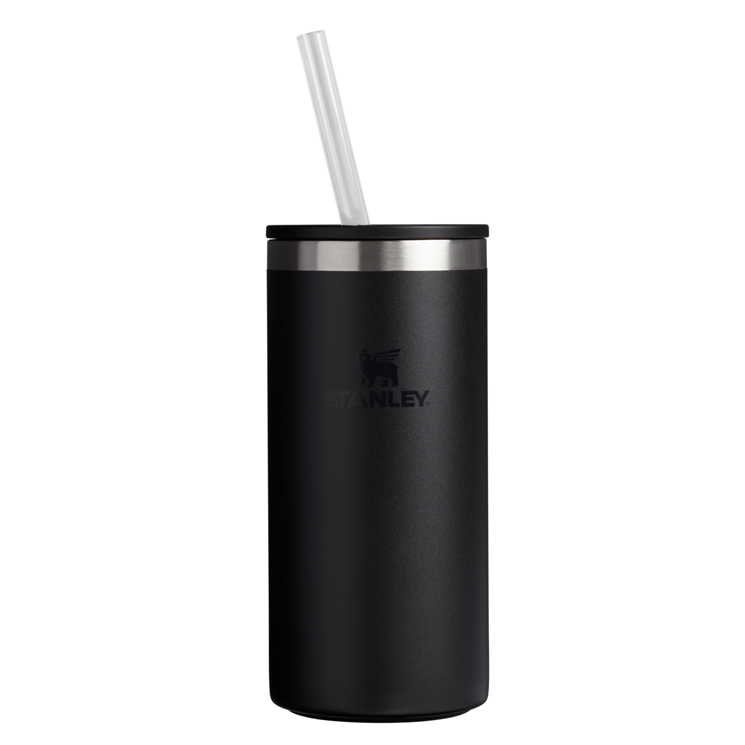Premium All-Weather The Everyday Tall Can Cooler Cup D117J - Leak-Proof Insulated Mini Cooler Bag for Lunch - Black 2.0