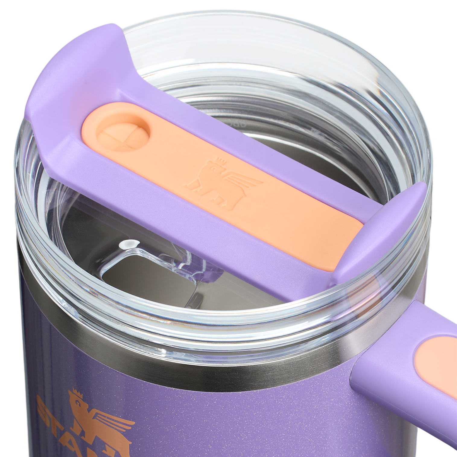 Insulated Travel The Quencher H2.O Flowstate Tumbler with Handle | Stanley Create D309N - FlowState 3-Position Lid Insulated Travel Mug Detail