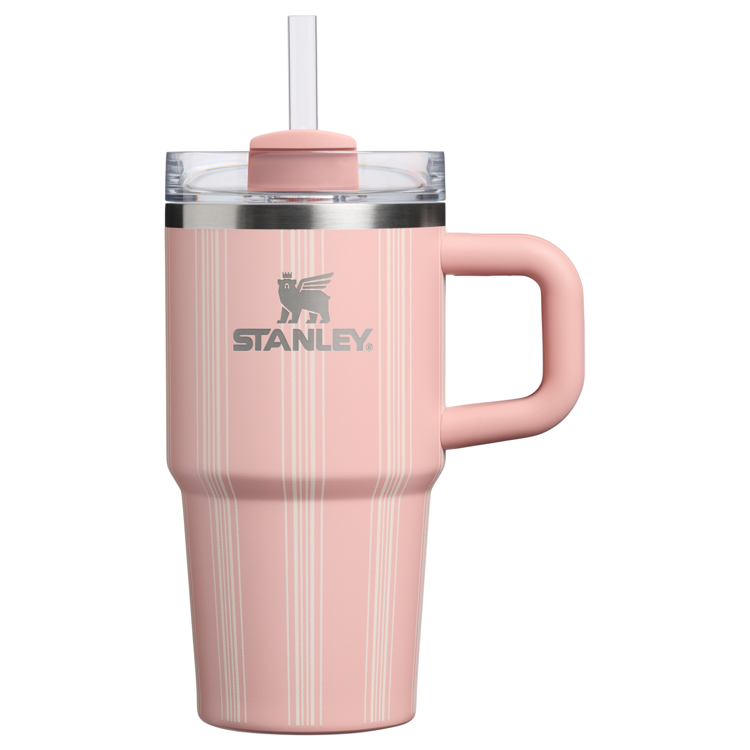 Car-Cup Friendly The Quencher H2.0 Flowstate Tumbler D344H - 40oz Large Capacity Car-Cup Friendly Quencher - Peach Rose Picnic Stripe