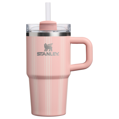 Car-Cup Friendly The Quencher H2.0 Flowstate Tumbler D344H - 40oz Large Capacity Car-Cup Friendly Quencher - Peach Rose Picnic Stripe