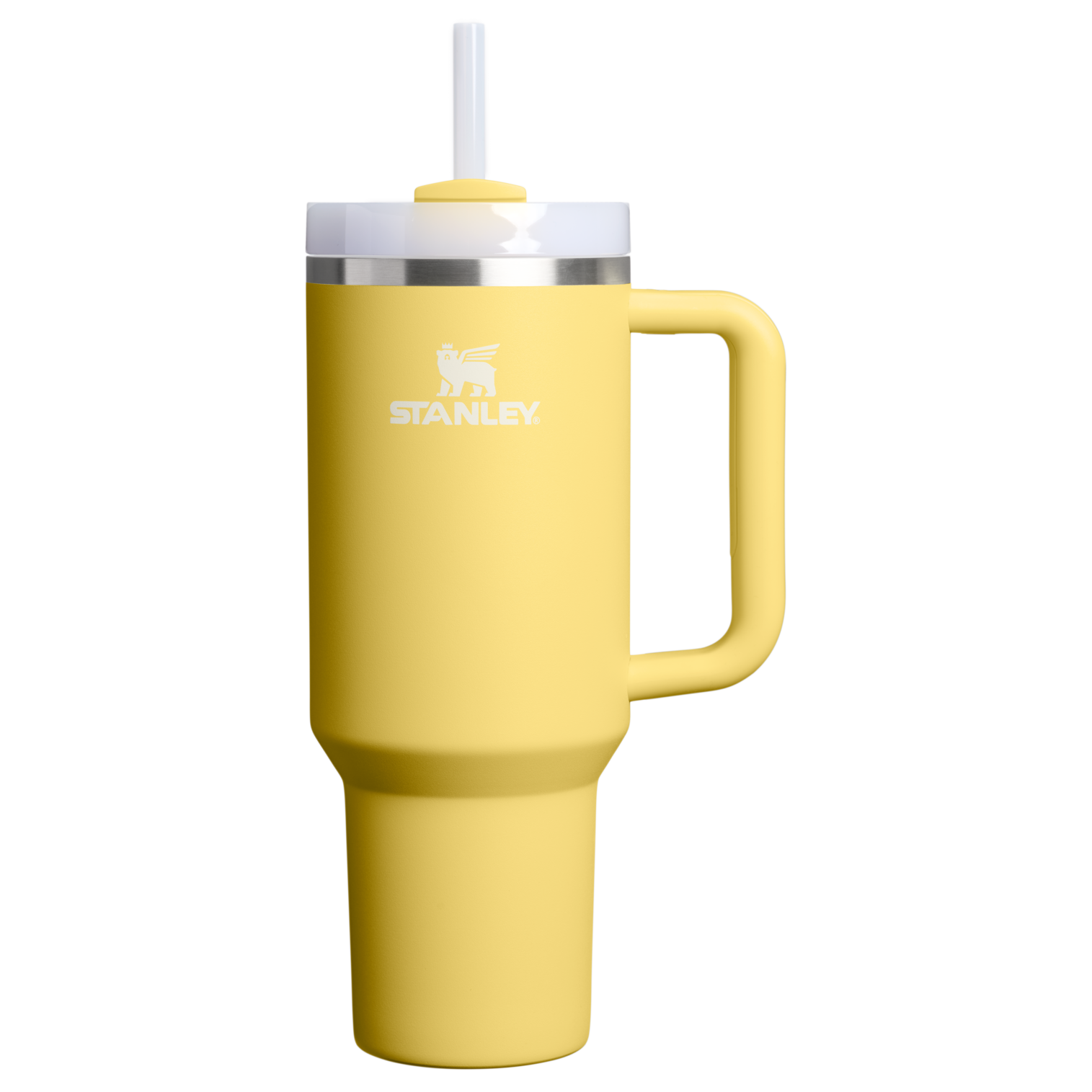 Splash-Resistant FlowState The Quencher H2.0 Flowstate Tumbler D050X - 40oz Large Capacity Car-Cup Friendly Quencher - Daffodil