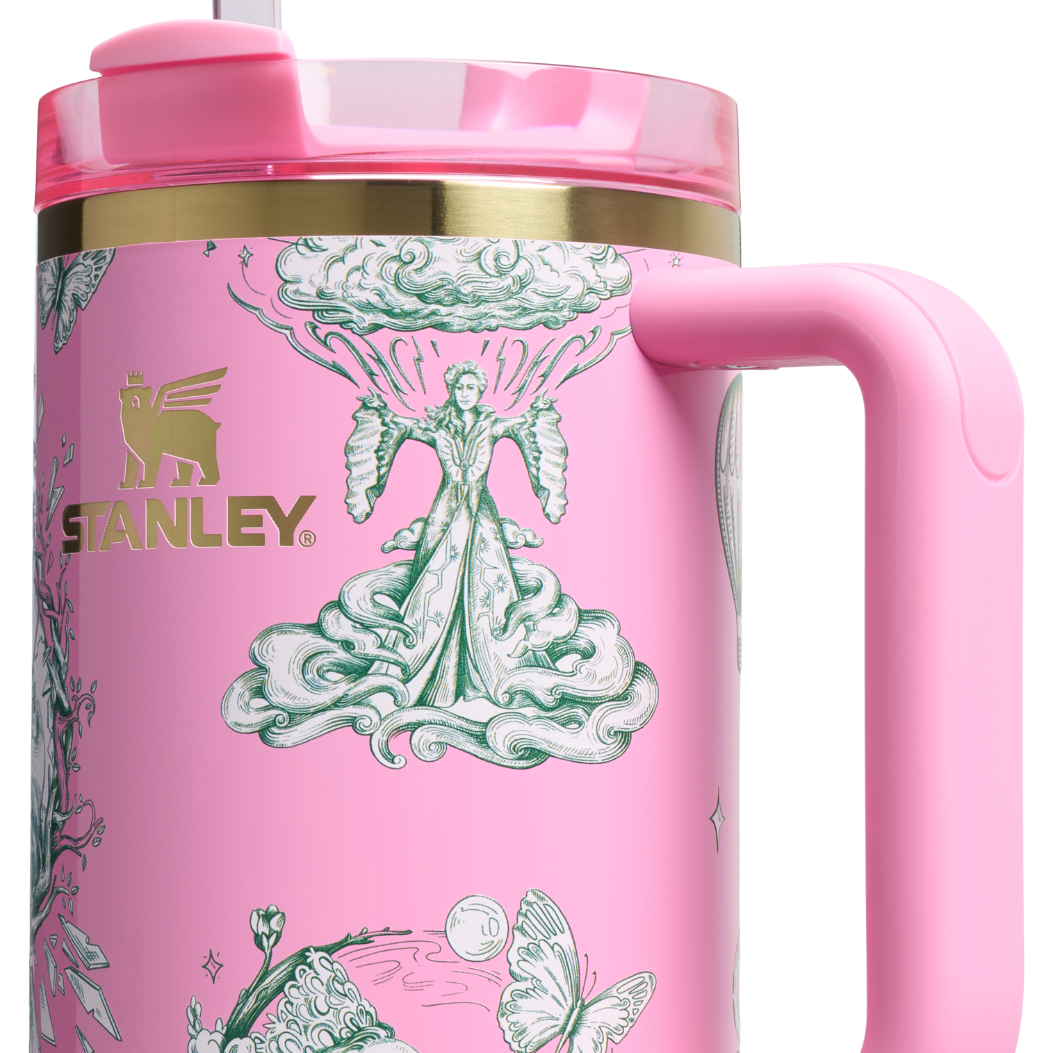 Insulated Travel The Wicked for Good Quencher H2.0 Flowstate Tumbler D245R - 40oz Large Capacity Car-Cup Friendly Quencher Detail