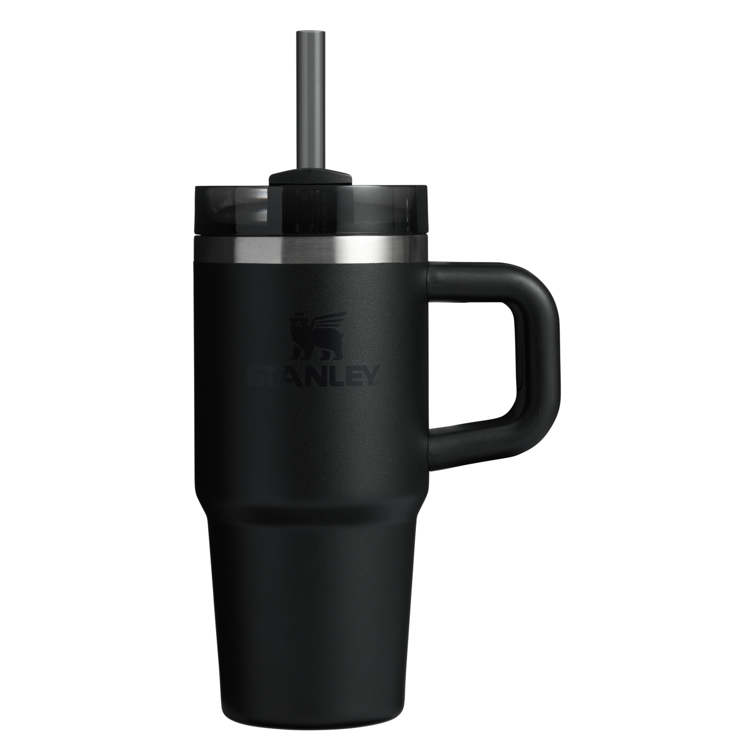 Splash-Resistant FlowState The Quencher H2.O Flowstate Tumbler D068Z - FlowState 3-Position Lid Insulated Travel Mug - Black 2.0