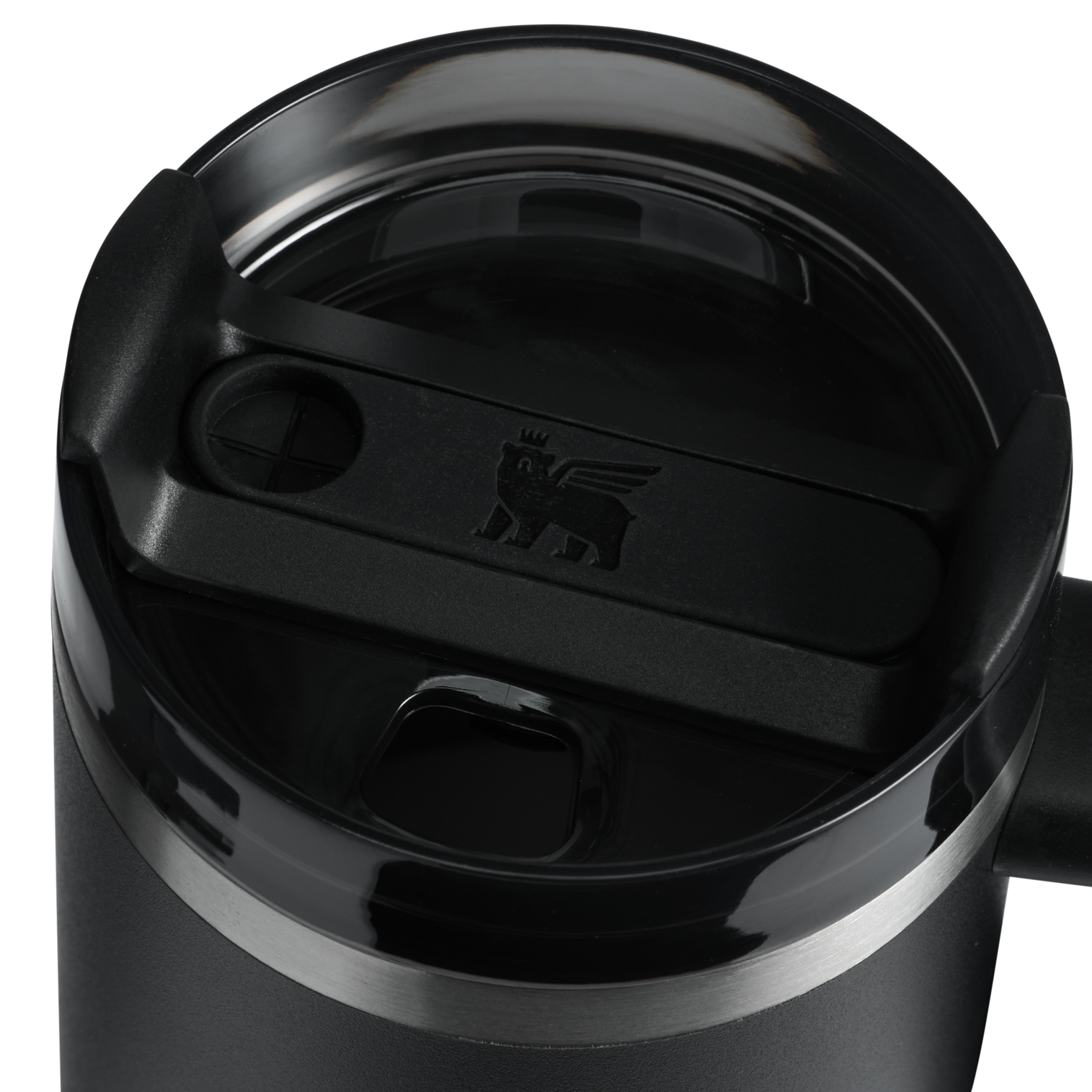Large Capacity The Quencher H2.O Flowstate Tumbler | Stanley Create D274S - FlowState 3-Position Lid Insulated Travel Mug Detail