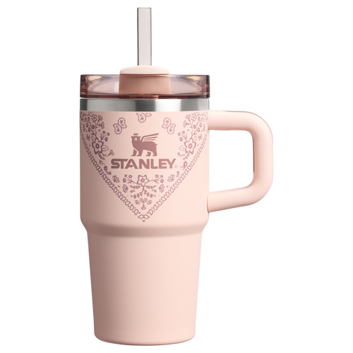 Double-Wall Vacuum The Quencher H2.O Flowstate Tumbler D124E - 40oz Large Capacity Car-Cup Friendly Quencher - Conch Floral