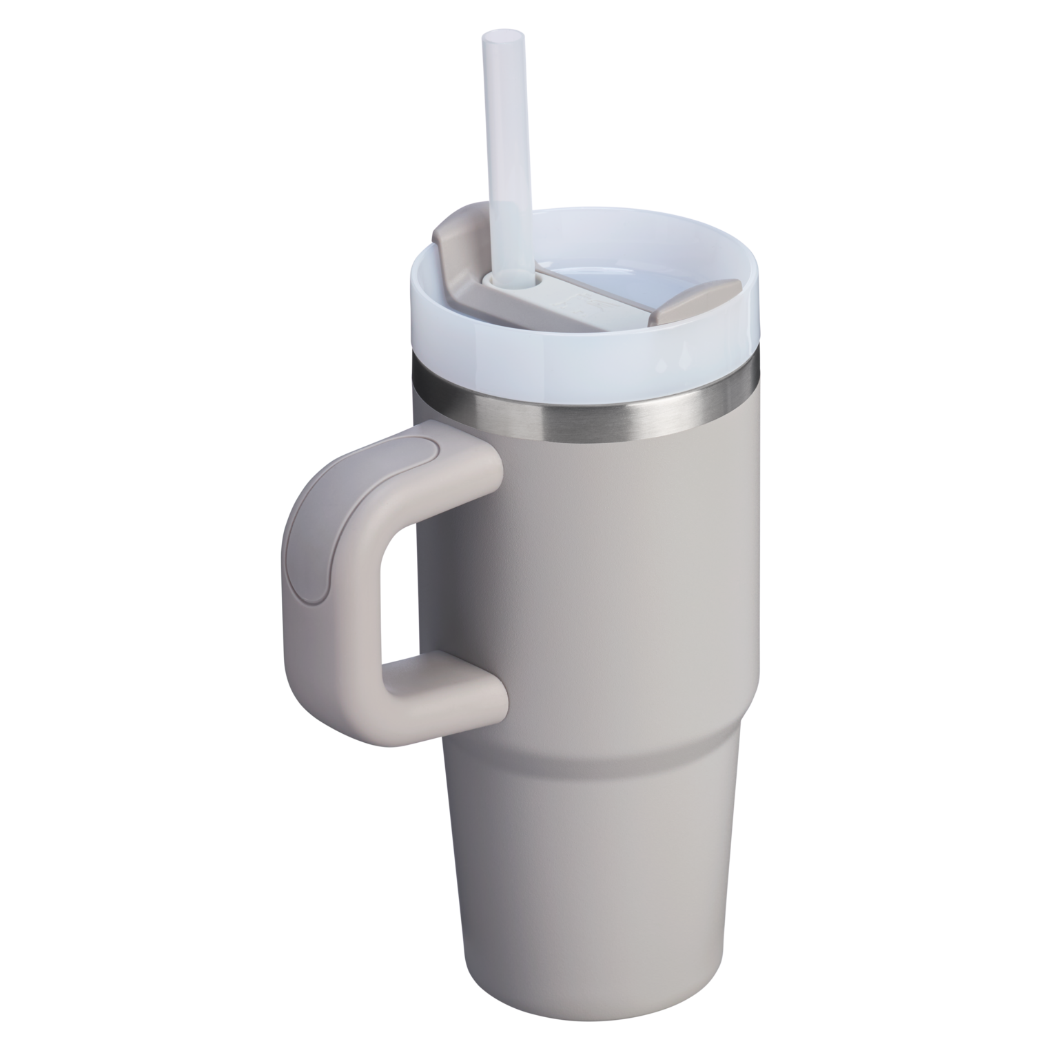 Splash-Resistant FlowState The Quencher H2.O Flowstate Tumbler | Stanley Create D291F - FlowState 3-Position Lid Insulated Travel Mug Detail