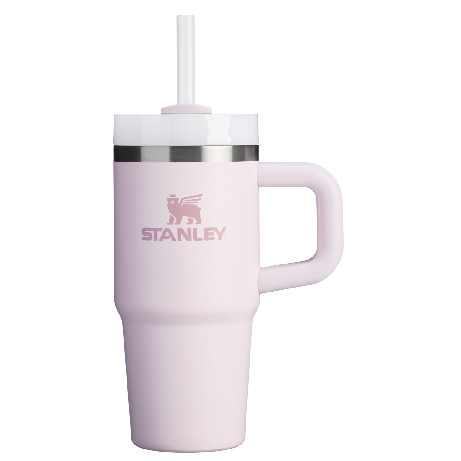 Splash-Resistant FlowState The Quencher H2.O Flowstate Tumbler D068Z - FlowState 3-Position Lid Insulated Travel Mug - Rose Quartz 2.0