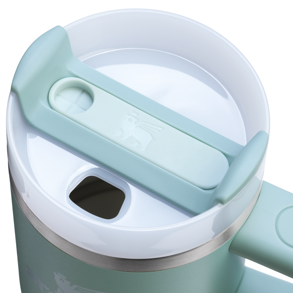 Splash-Resistant FlowState The Quencher H2.O Flowstate Tumbler D068Z - FlowState 3-Position Lid Insulated Travel Mug Detail