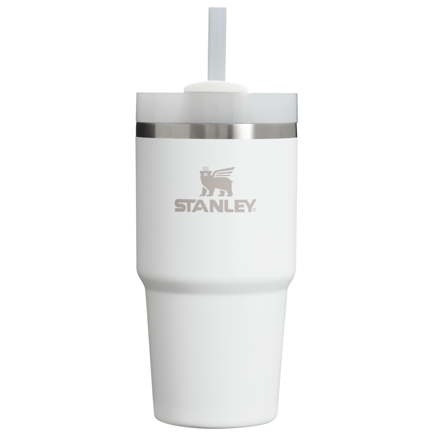 Large Capacity The Quencher H2.0 Flowstate Tumbler D030T - Double-Wall Vacuum Insulated Travel Tumbler with Straw - Frost