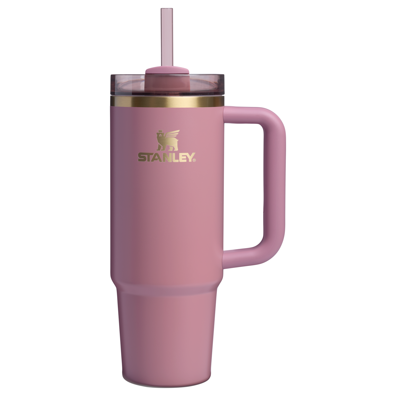 Insulated Travel The Quencher H2.0 Flowstate Tumbler | Stanley Create D331C - Double-Wall Vacuum Insulated Travel Tumbler with Straw Detail