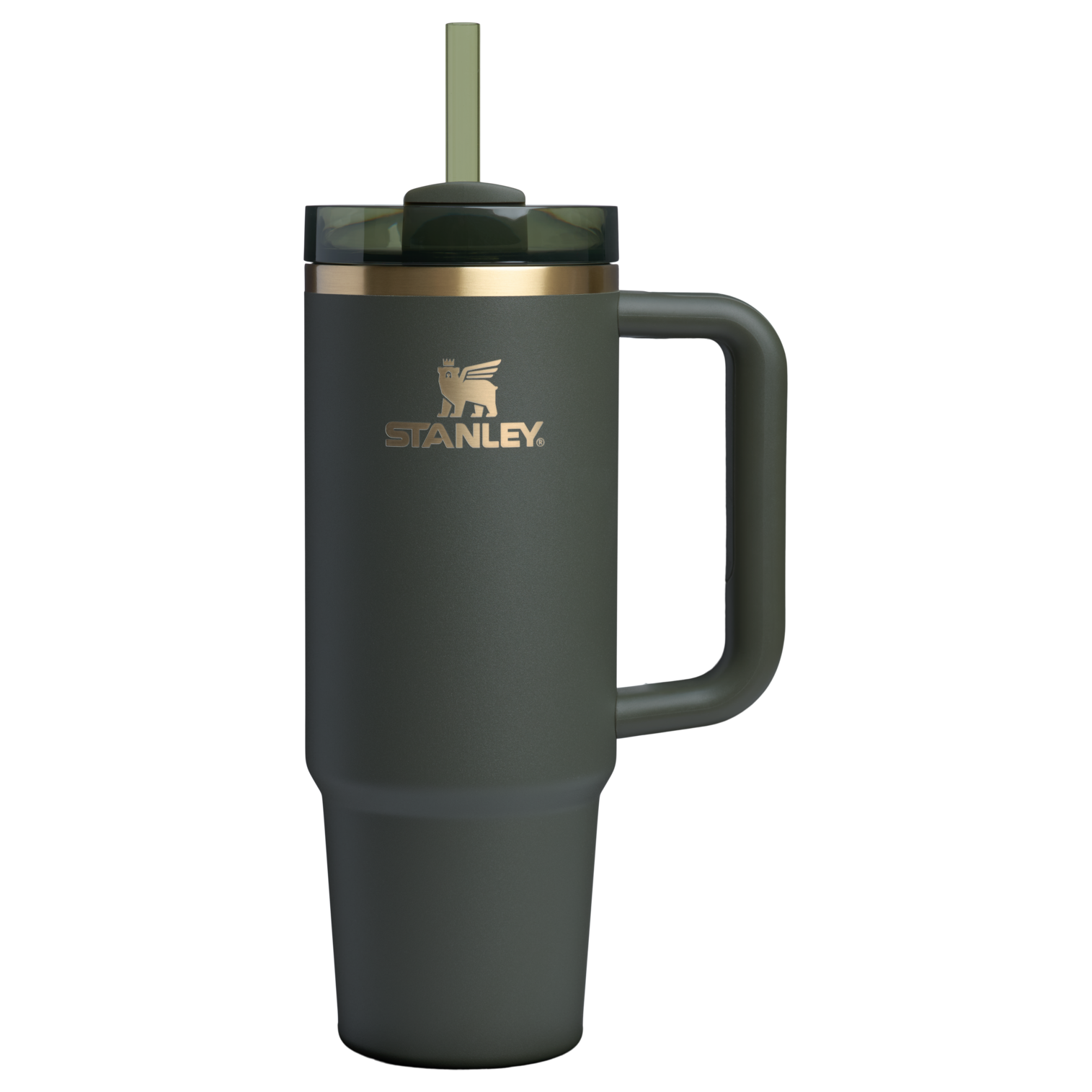 Insulated Travel The Quencher H2.0 Flowstate Tumbler | Stanley Create D331C - Double-Wall Vacuum Insulated Travel Tumbler with Straw Detail