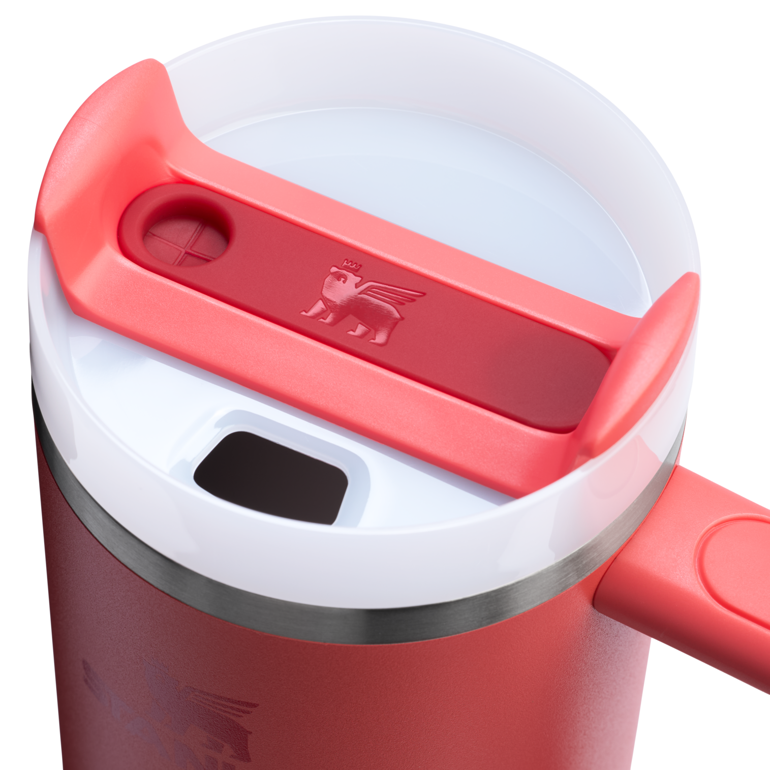 Insulated Travel The Quencher H2.0 Flowstate Tumbler | Stanley Create D331C - Double-Wall Vacuum Insulated Travel Tumbler with Straw Detail