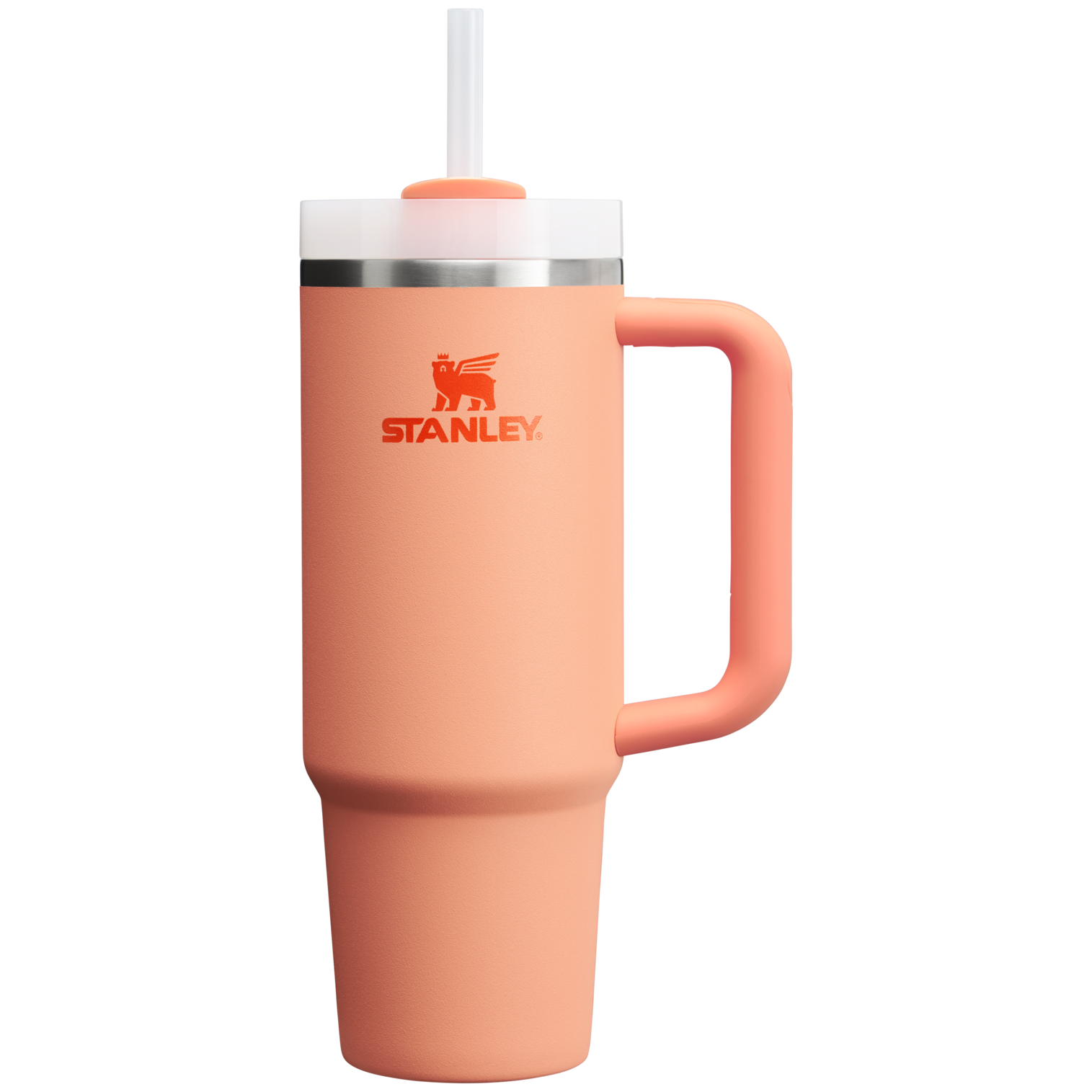 Insulated Travel The Quencher H2.0 Flowstate Tumbler | Stanley Create D331C - Double-Wall Vacuum Insulated Travel Tumbler with Straw Detail