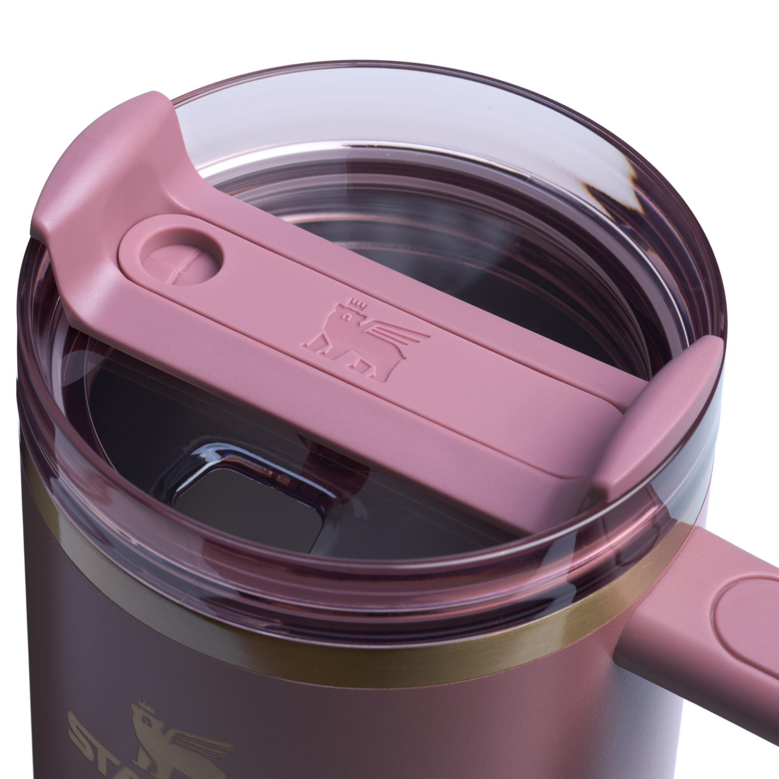 Car-Cup Friendly The Quencher H2.0 Flowstate Tumbler  | Stanley Create D332L - FlowState 3-Position Lid Insulated Travel Mug Detail