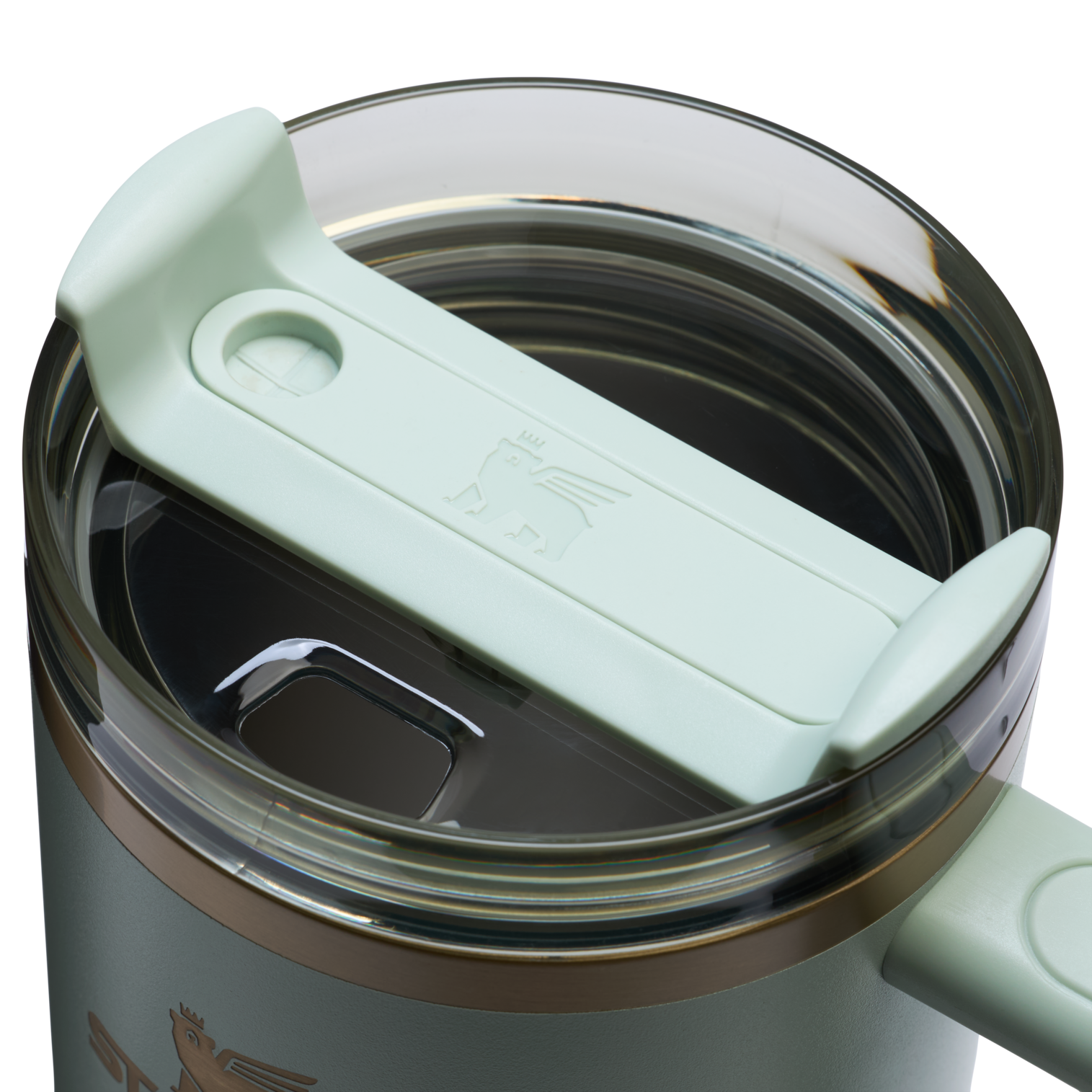 Car-Cup Friendly The Quencher H2.0 Flowstate Tumbler  | Stanley Create D332L - FlowState 3-Position Lid Insulated Travel Mug Detail
