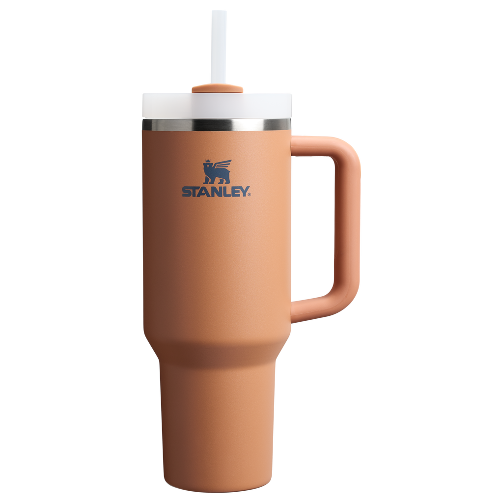 Splash-Resistant FlowState The Quencher H2.0 Flowstate Tumbler D050X - 40oz Large Capacity Car-Cup Friendly Quencher - Toast