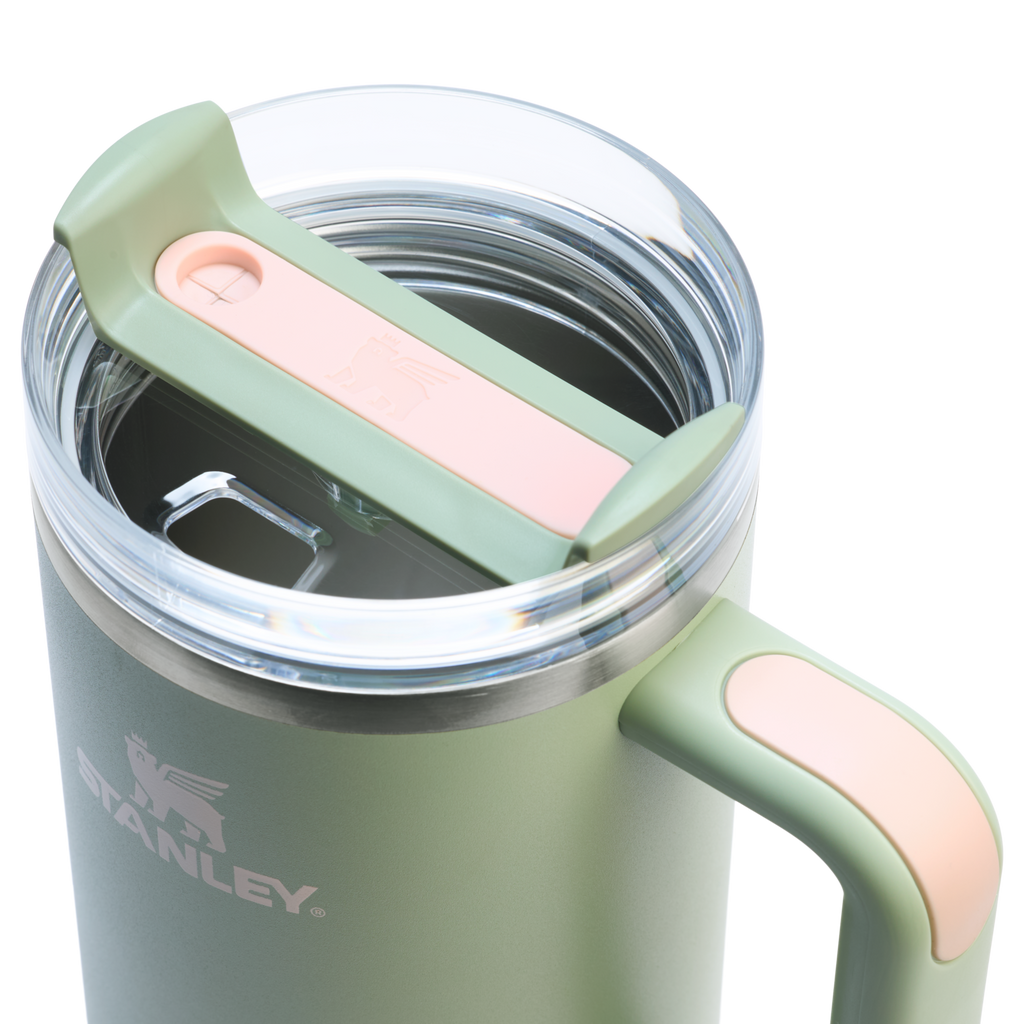 Car-Cup Friendly The Quencher H2.0 Flowstate Tumbler  | Stanley Create D332L - FlowState 3-Position Lid Insulated Travel Mug Detail