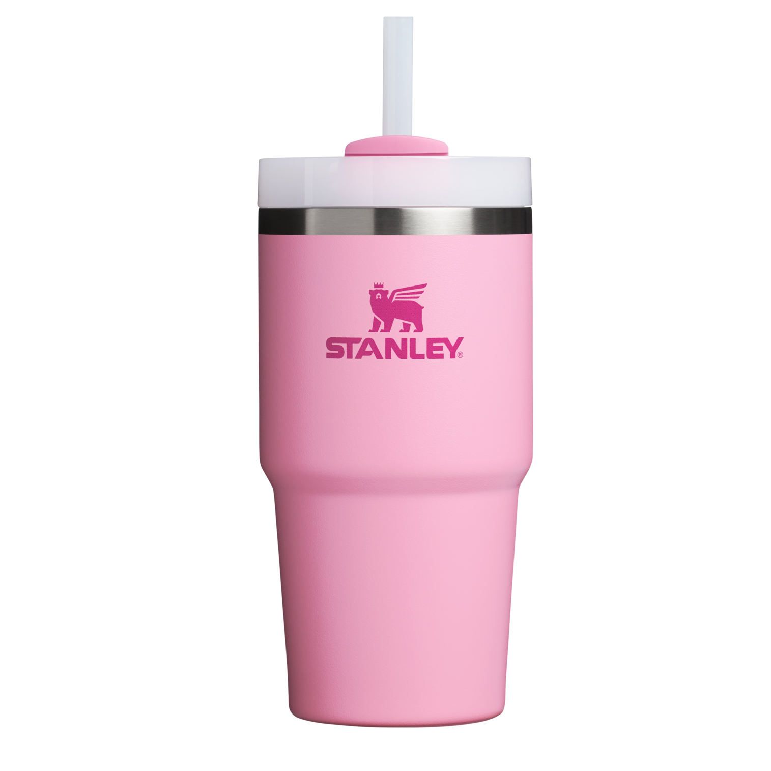 Large Capacity The Quencher H2.0 Flowstate Tumbler D030T - Double-Wall Vacuum Insulated Travel Tumbler with Straw - Ash