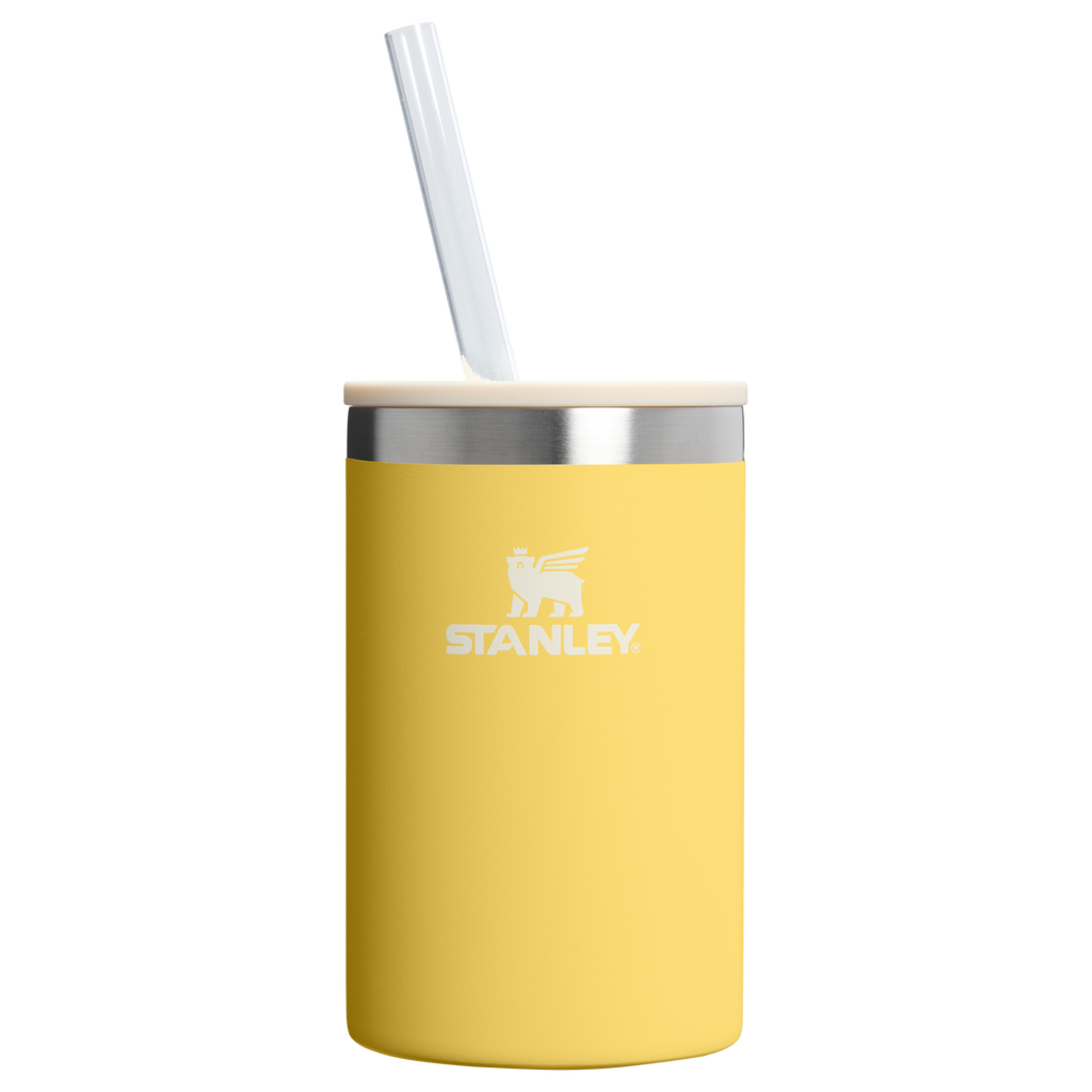 Leak-Proof Insulated The Everyday Can Cooler Cup | Stanley Create D313H - Heavy-Duty Ice-Retention Food & Beverage Carrier - Daffodil
