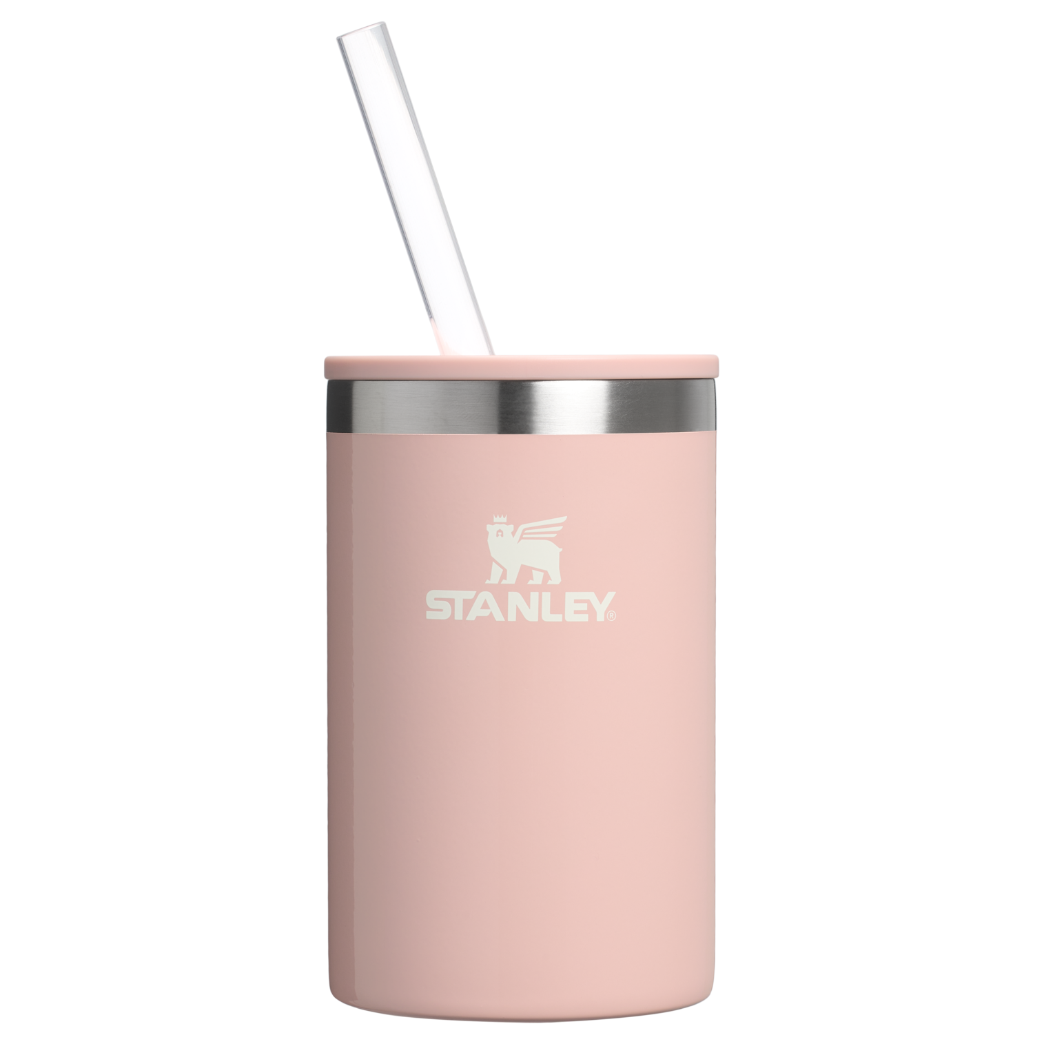 Leak-Proof Insulated The Everyday Can Cooler Cup | Stanley Create D313H - Heavy-Duty Ice-Retention Food & Beverage Carrier - Peach Whip Gloss