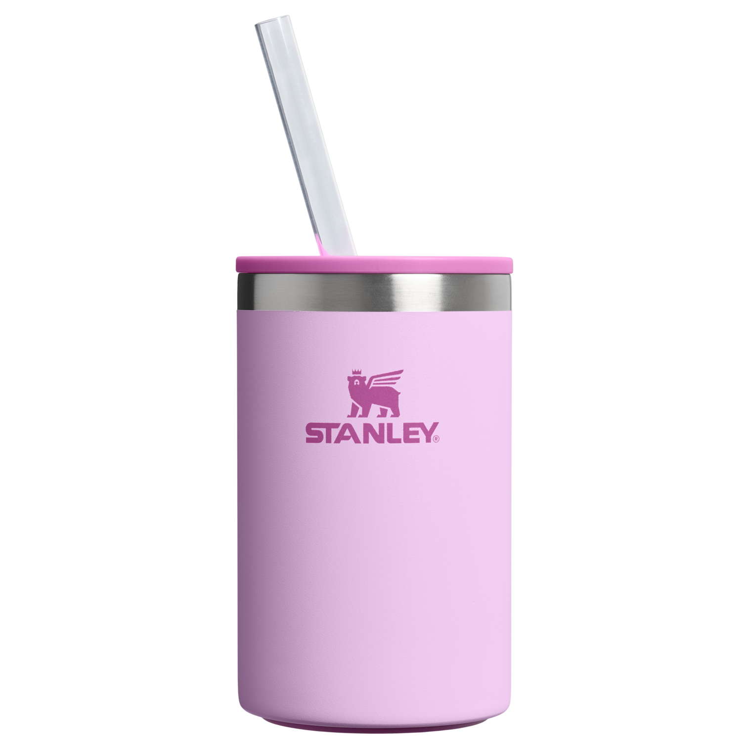 Leak-Proof Insulated The Everyday Can Cooler Cup | Stanley Create D313H - Heavy-Duty Ice-Retention Food & Beverage Carrier - Soft Orchid