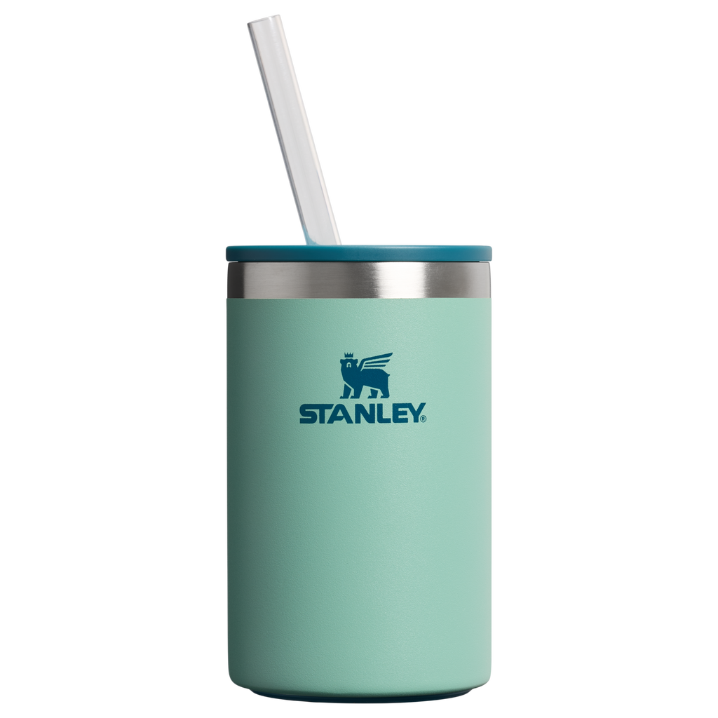 Leak-Proof Insulated The Everyday Can Cooler Cup | Stanley Create D313H - Heavy-Duty Ice-Retention Food & Beverage Carrier - Spring Green