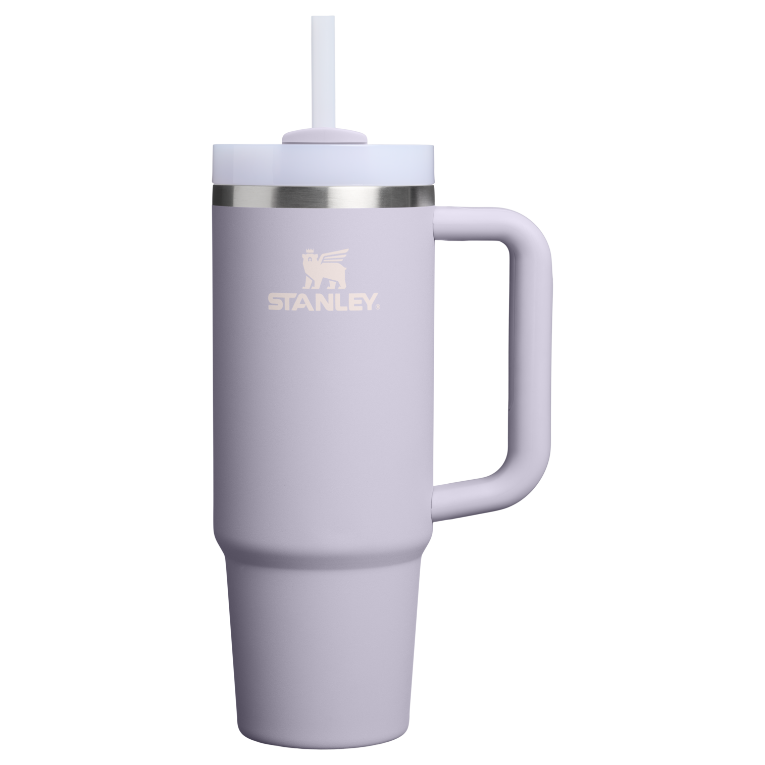 Insulated Travel The Quencher H2.0 Flowstate Tumbler | Stanley Create D331C - Double-Wall Vacuum Insulated Travel Tumbler with Straw - Purple Dust
