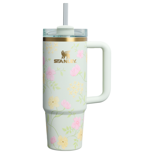 Double-Wall Vacuum The Easter Quencher H2.0 Flowstate Tumbler D257F - Double-Wall Vacuum Insulated Travel Tumbler with Straw - Spring Blossoms