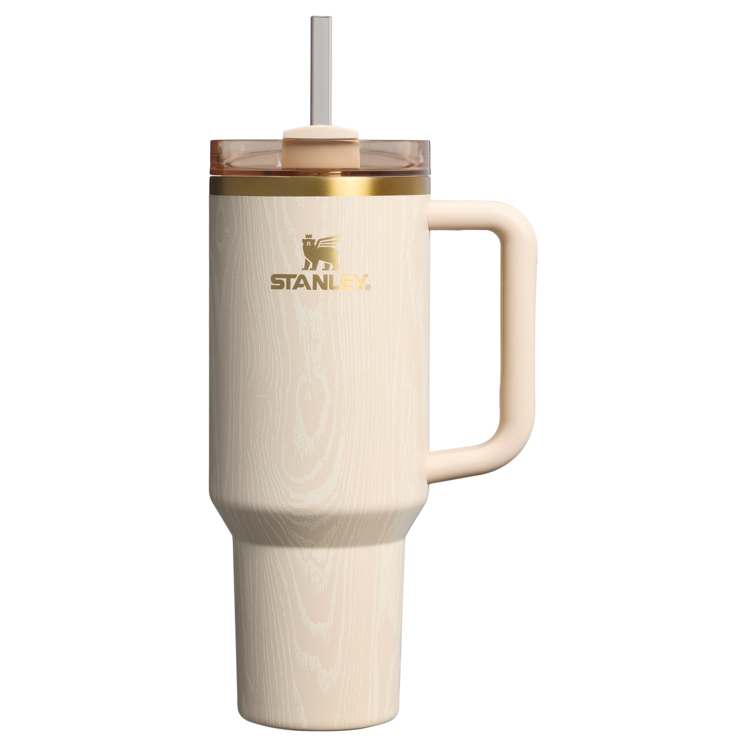 Double-Wall Vacuum The Cheers & Cheer Quencher H2.0 Flowstate Tumbler D188Q - Premium Stainless Steel Straw Cup for All-Day Hydration - Birch Woodgrain