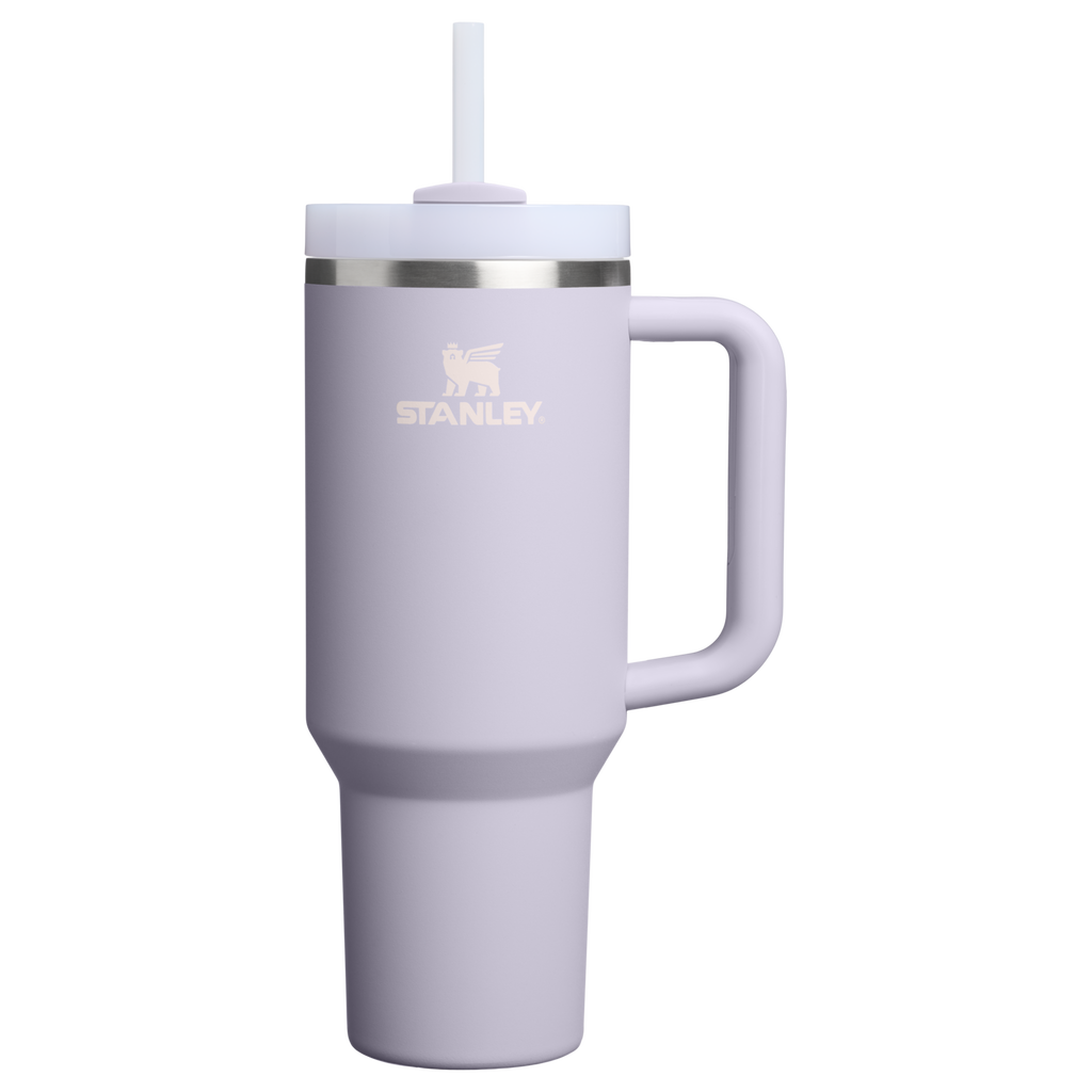 Splash-Resistant FlowState The Quencher H2.0 Flowstate Tumbler D050X - 40oz Large Capacity Car-Cup Friendly Quencher - Purple Dust