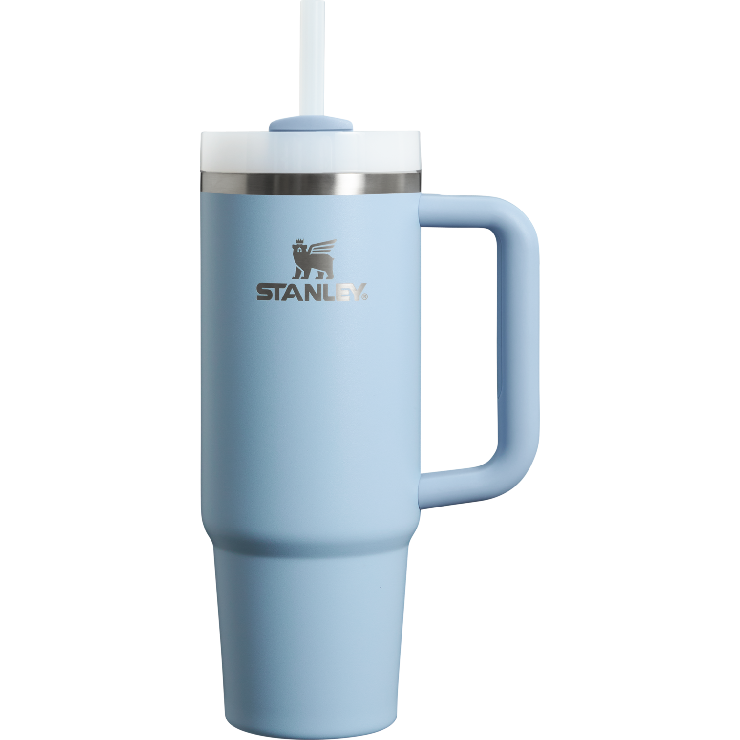 Insulated Travel The Quencher H2.0 Flowstate Tumbler | Stanley Create D331C - Double-Wall Vacuum Insulated Travel Tumbler with Straw Detail