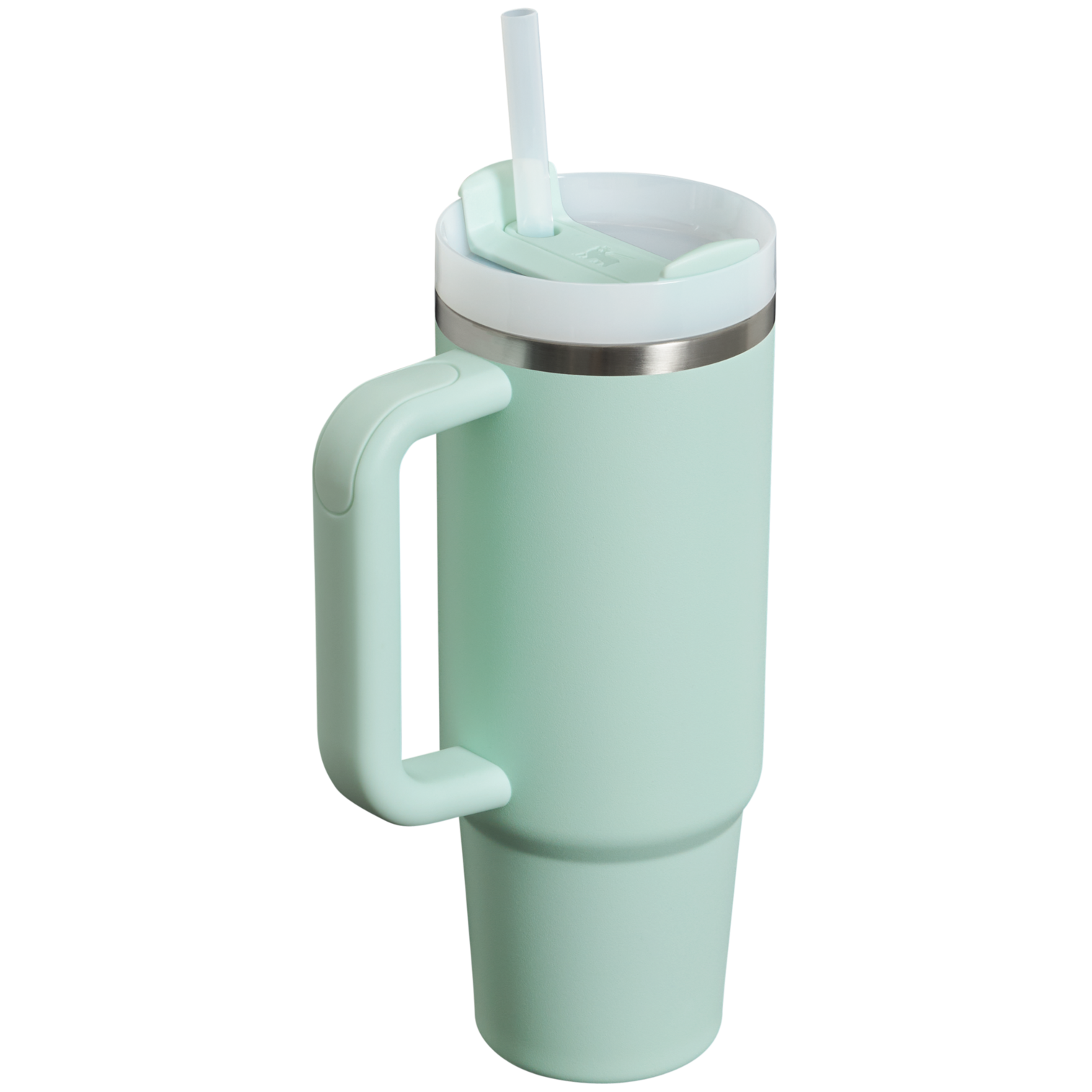 Insulated Travel The Quencher H2.0 Flowstate Tumbler | Stanley Create D331C - Double-Wall Vacuum Insulated Travel Tumbler with Straw Detail