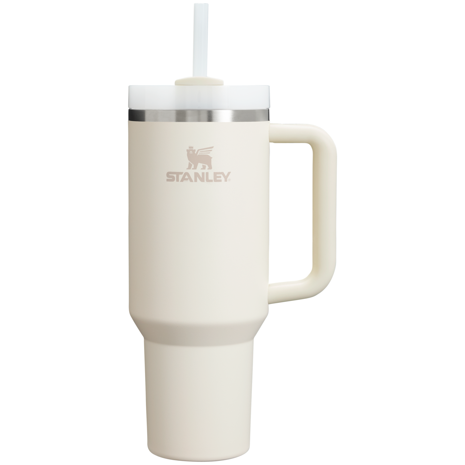Car-Cup Friendly The Quencher H2.0 Flowstate Tumbler  | Stanley Create D332L - FlowState 3-Position Lid Insulated Travel Mug - Cream 2.0