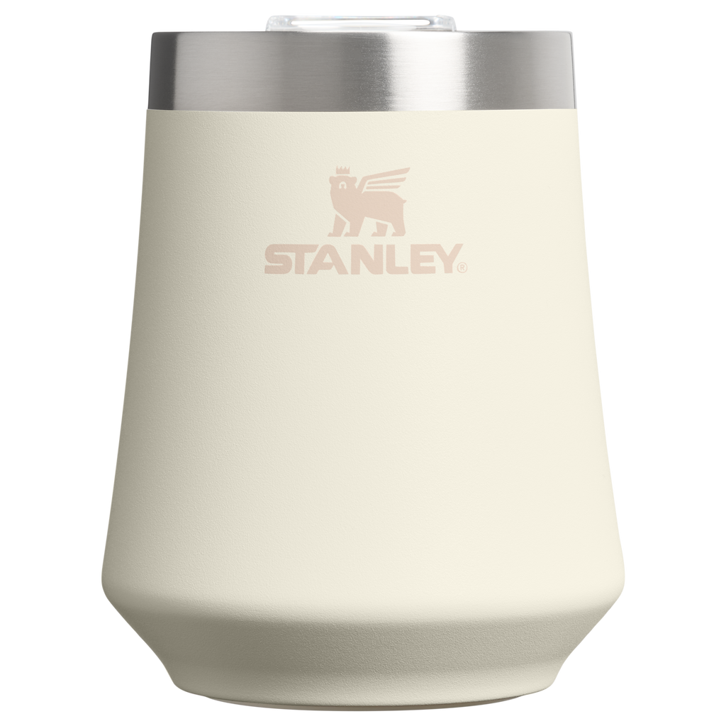 Elegant Stemless The Reserve Wine Tumbler D125V - Elegant Stemless Vacuum Insulated Wine Tumbler - Cream